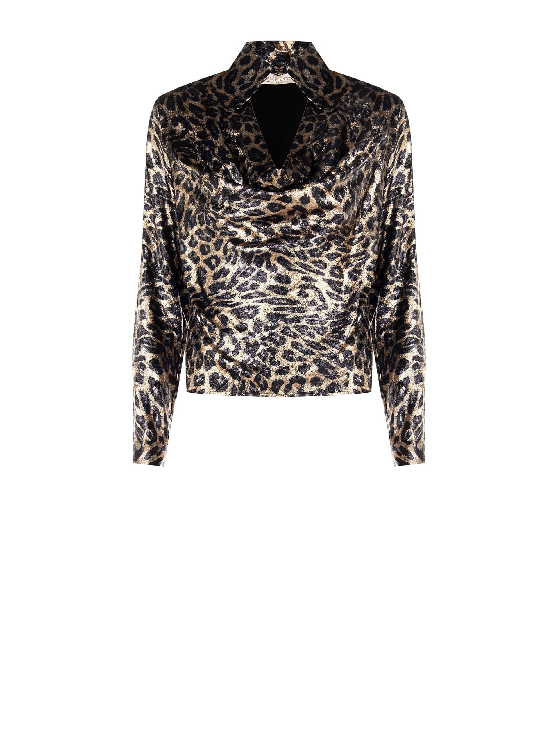 Rinascimento - Chemisier à collier et imprimé animalier