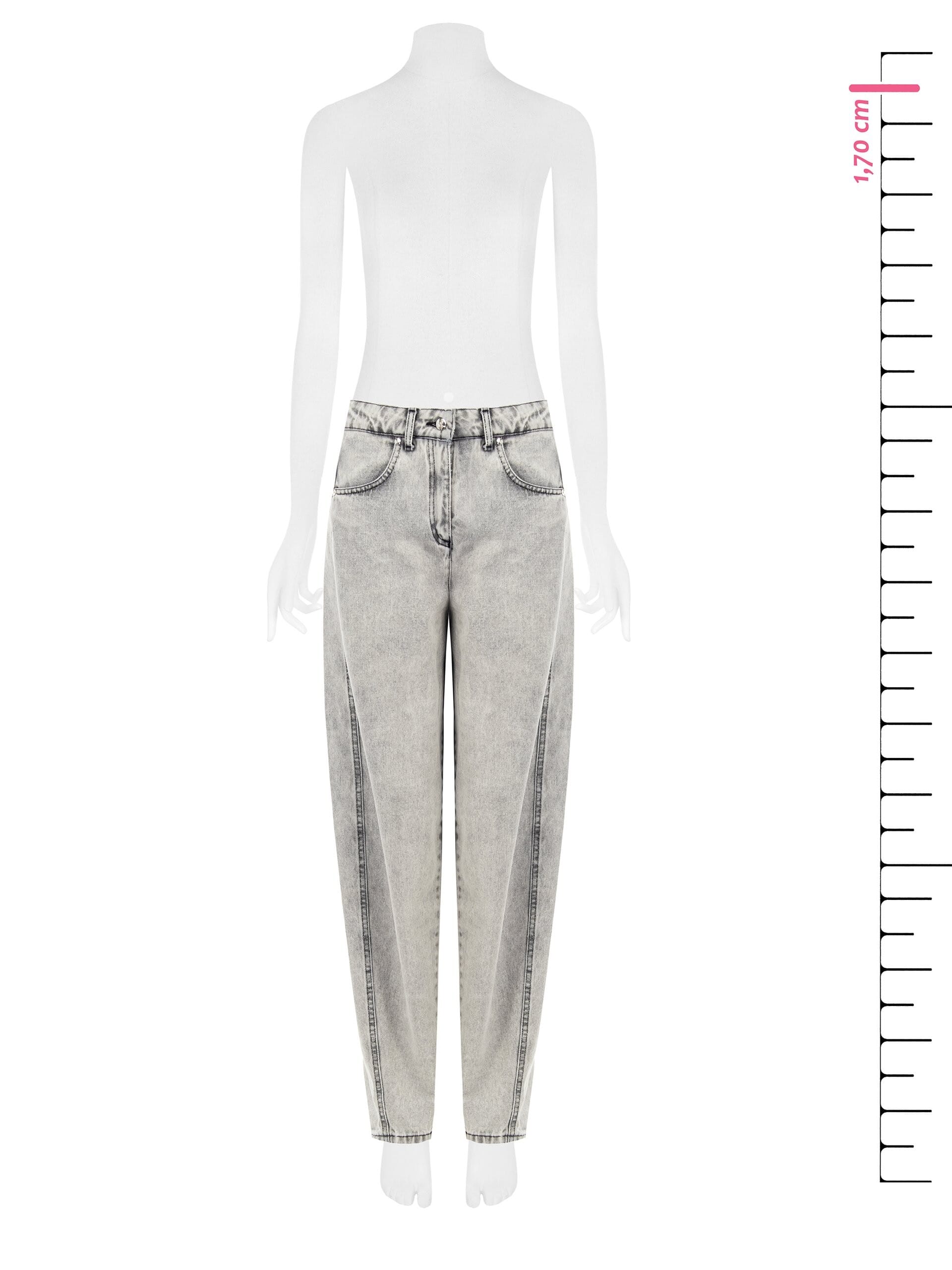 Jeans Balloon Délavé Rinascimento