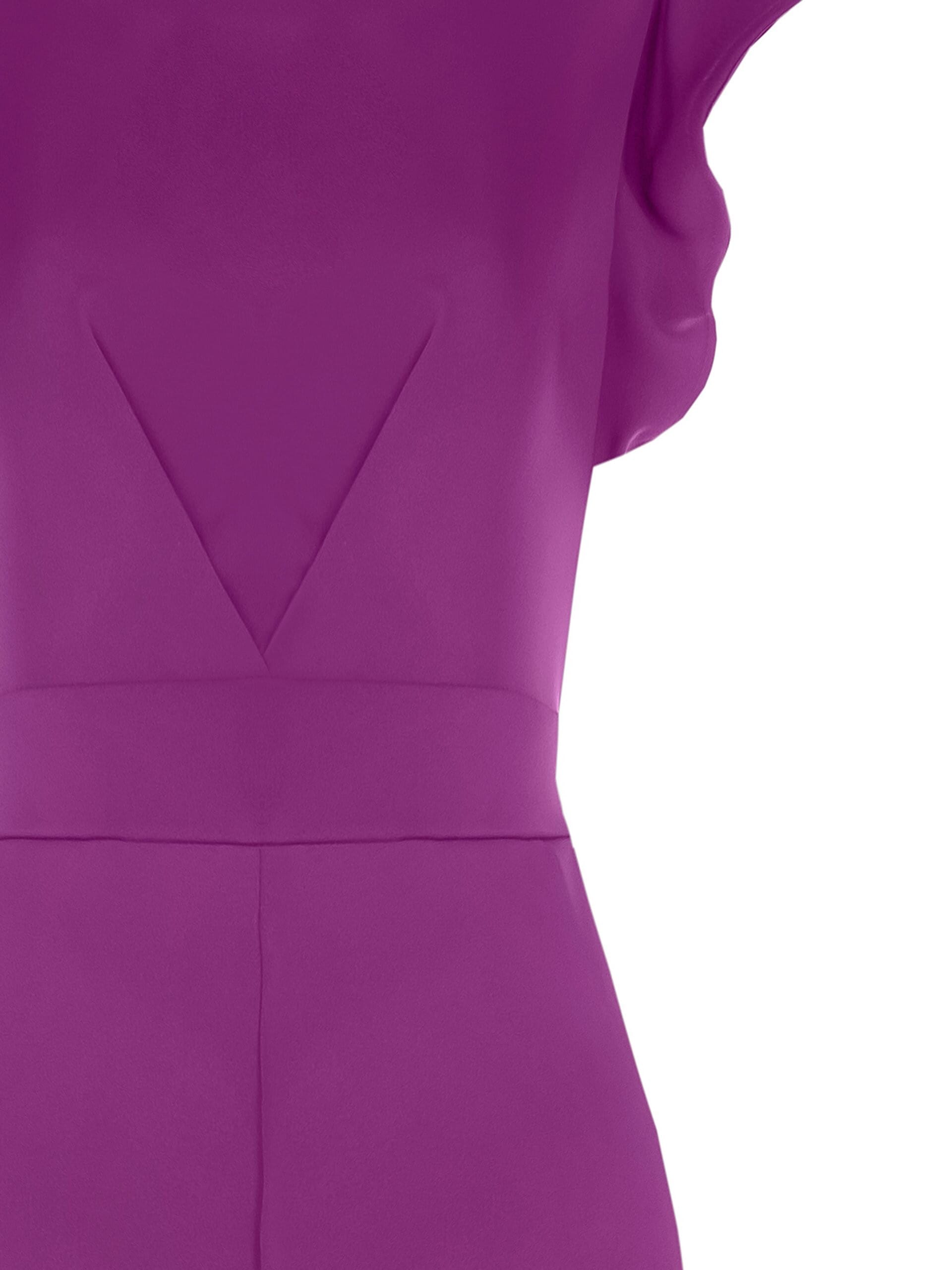 Tuta Palazzo Intera In Tessuto Fluido Con Tasche Rinascimento