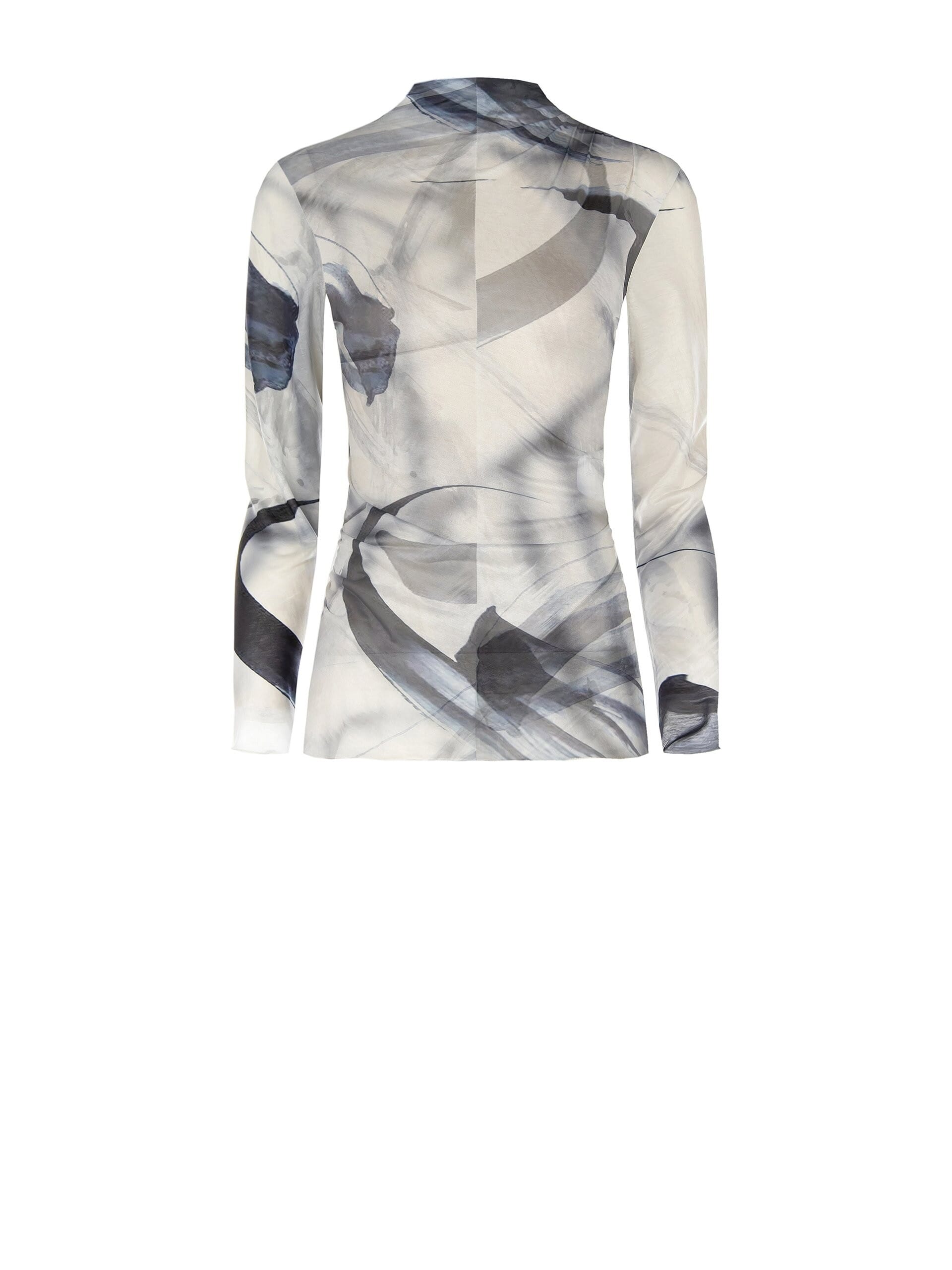 Top Dolcevita In Maglia Lucida Semitrasparente Rinascimento