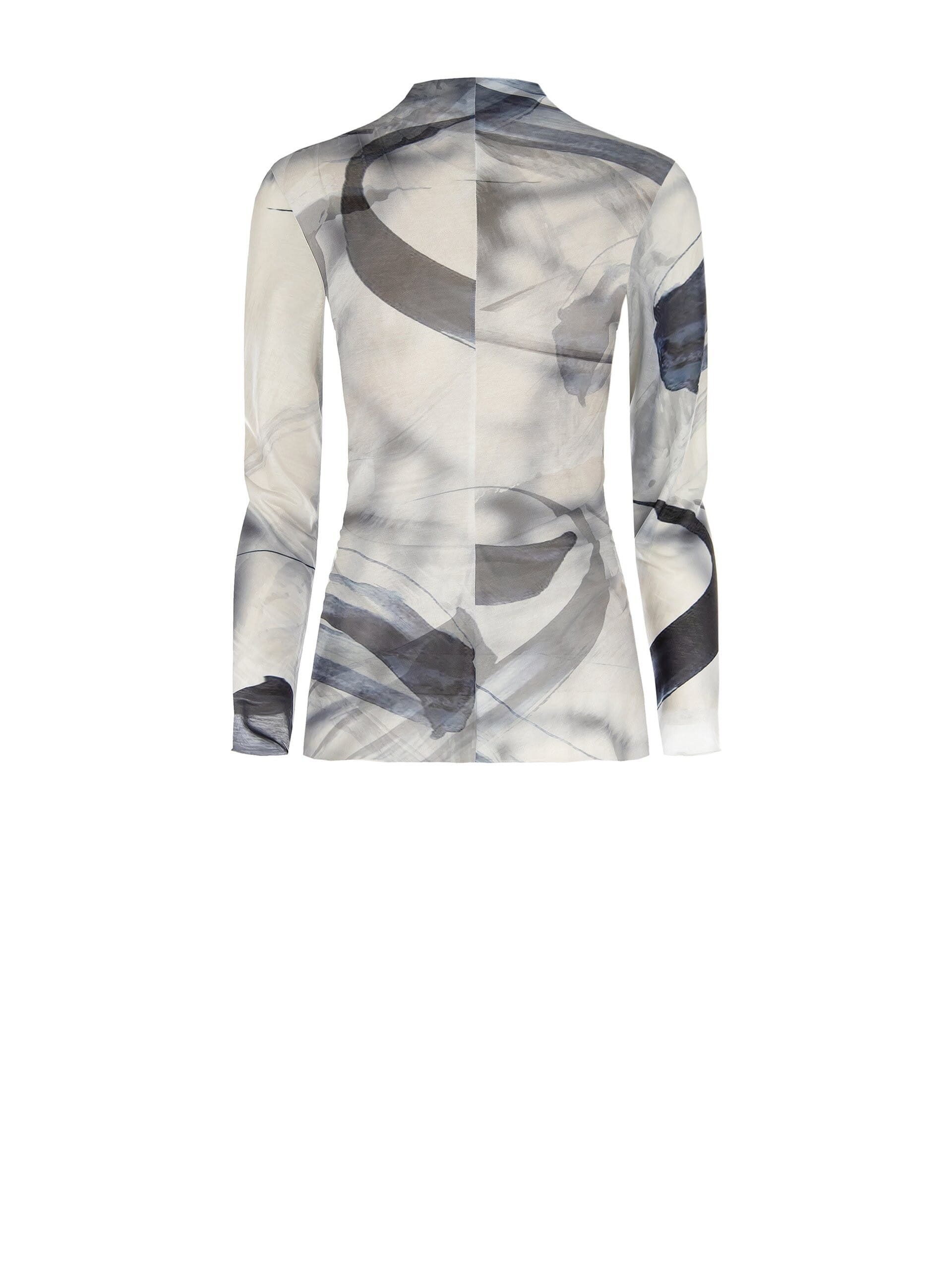 Top Dolcevita In Maglia Lucida Semitrasparente Rinascimento