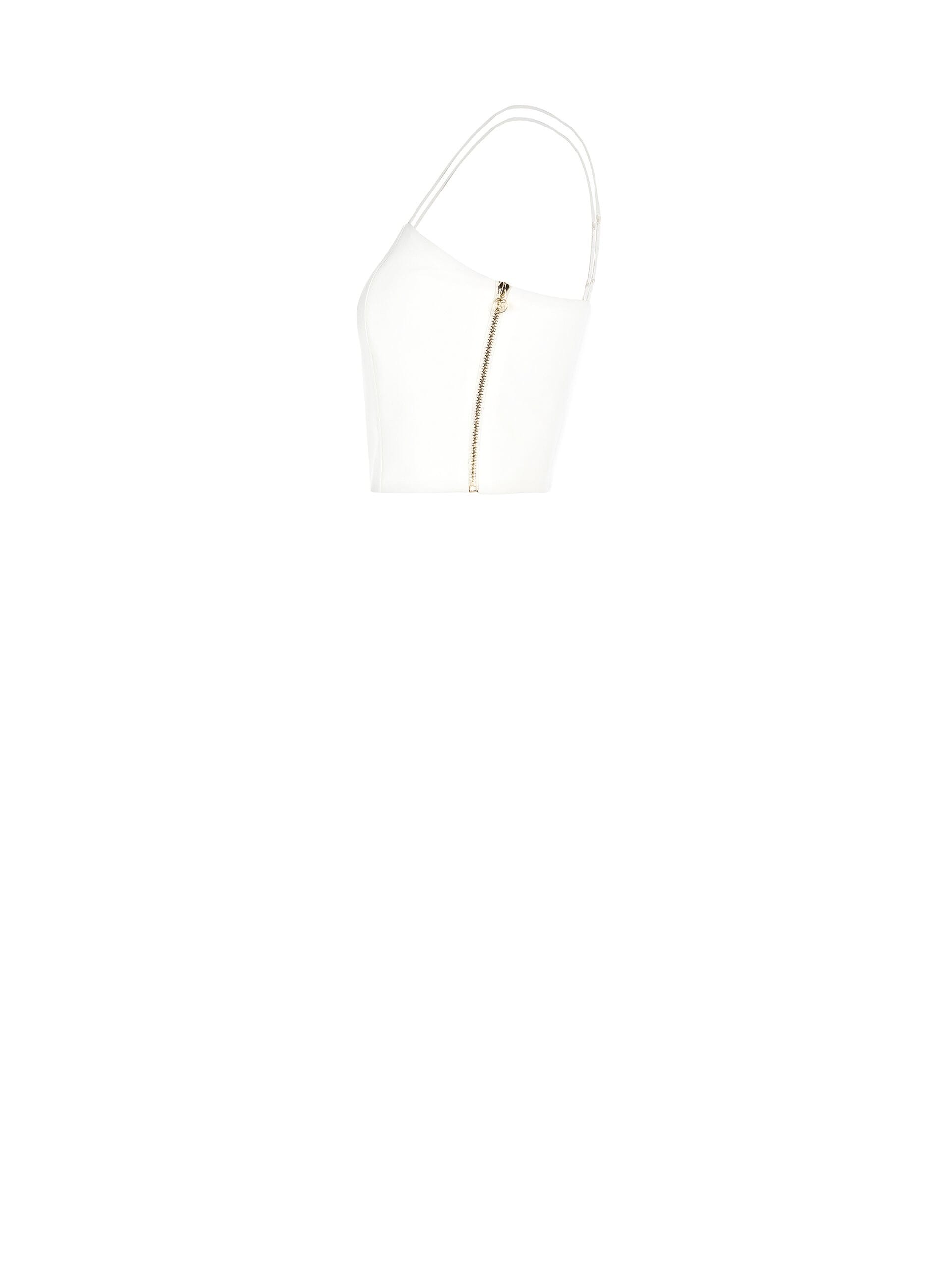 Crop Top Corset In Tessuto Tecnico Rinascimento