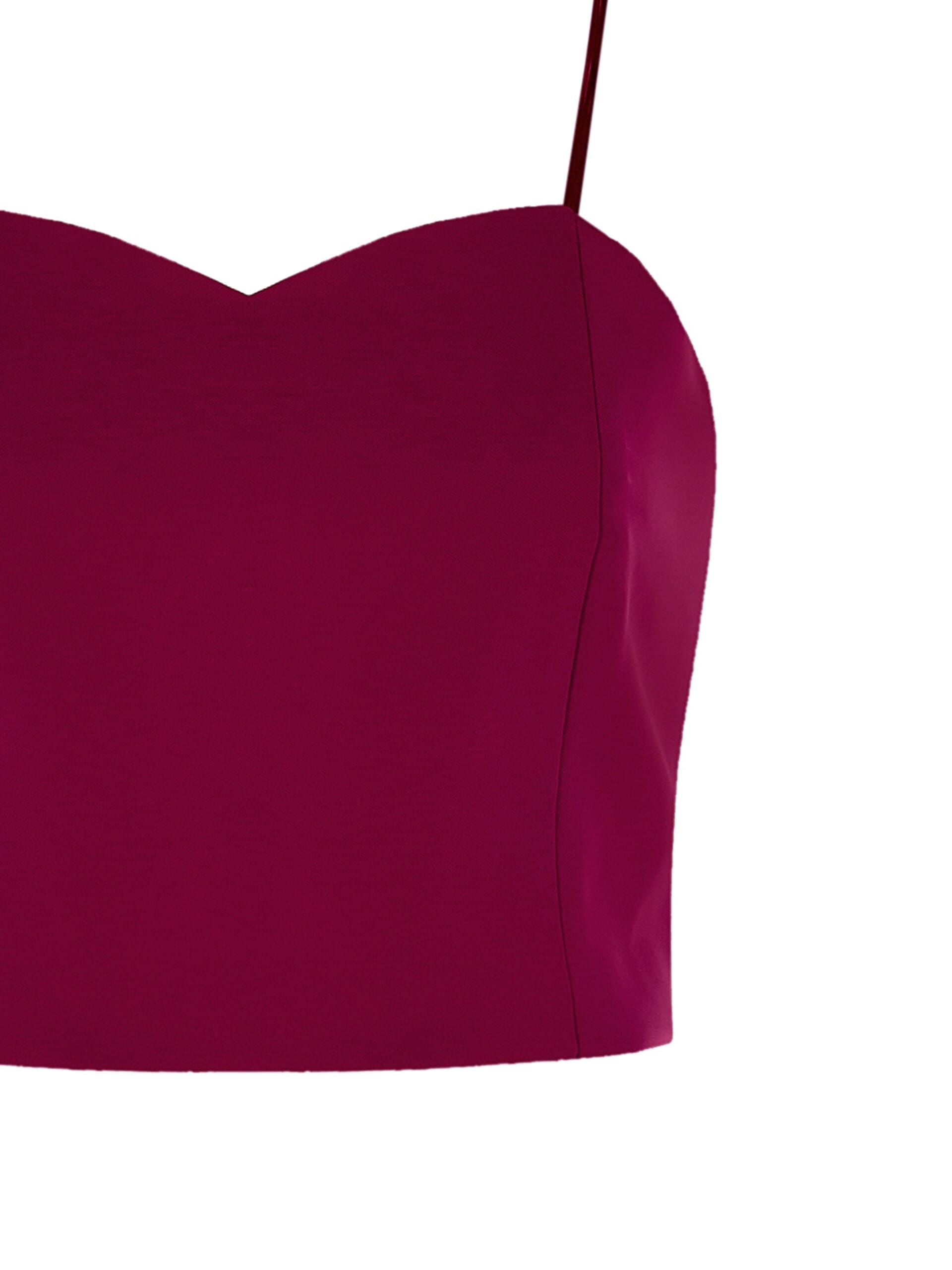 Crop Top Corset In Tessuto Tecnico Rinascimento