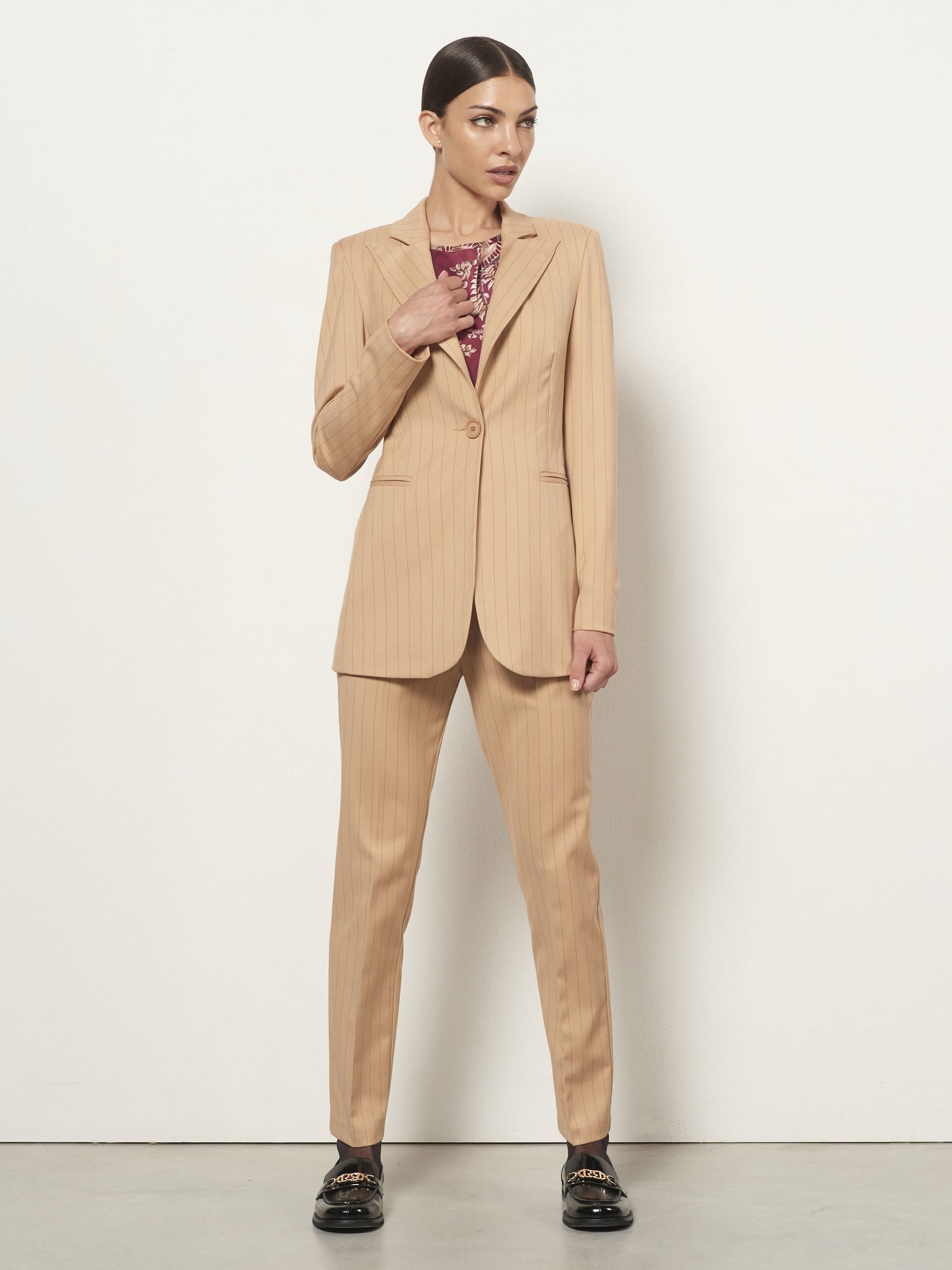 Rinascimento - Top ajusté en satin