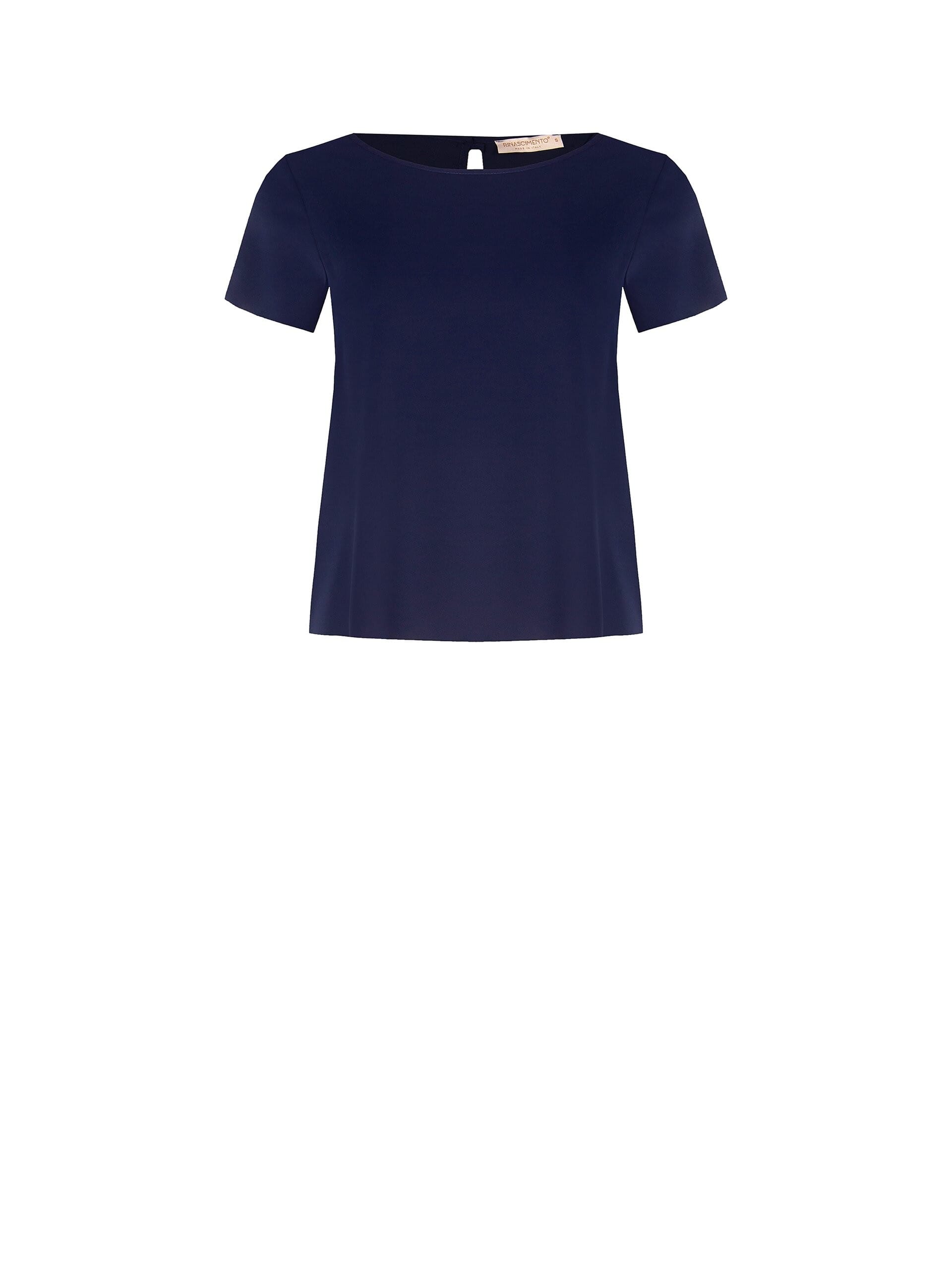 Rinascimento - Chemisier carré fluide en satin opaque