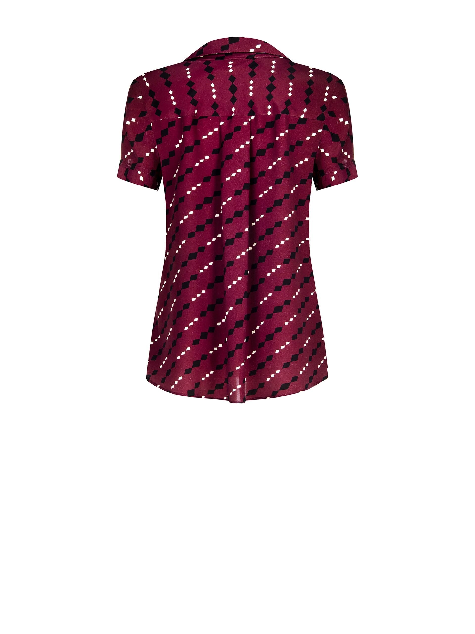 Asymmetric V-neck Viscose Blouse Rinascimento