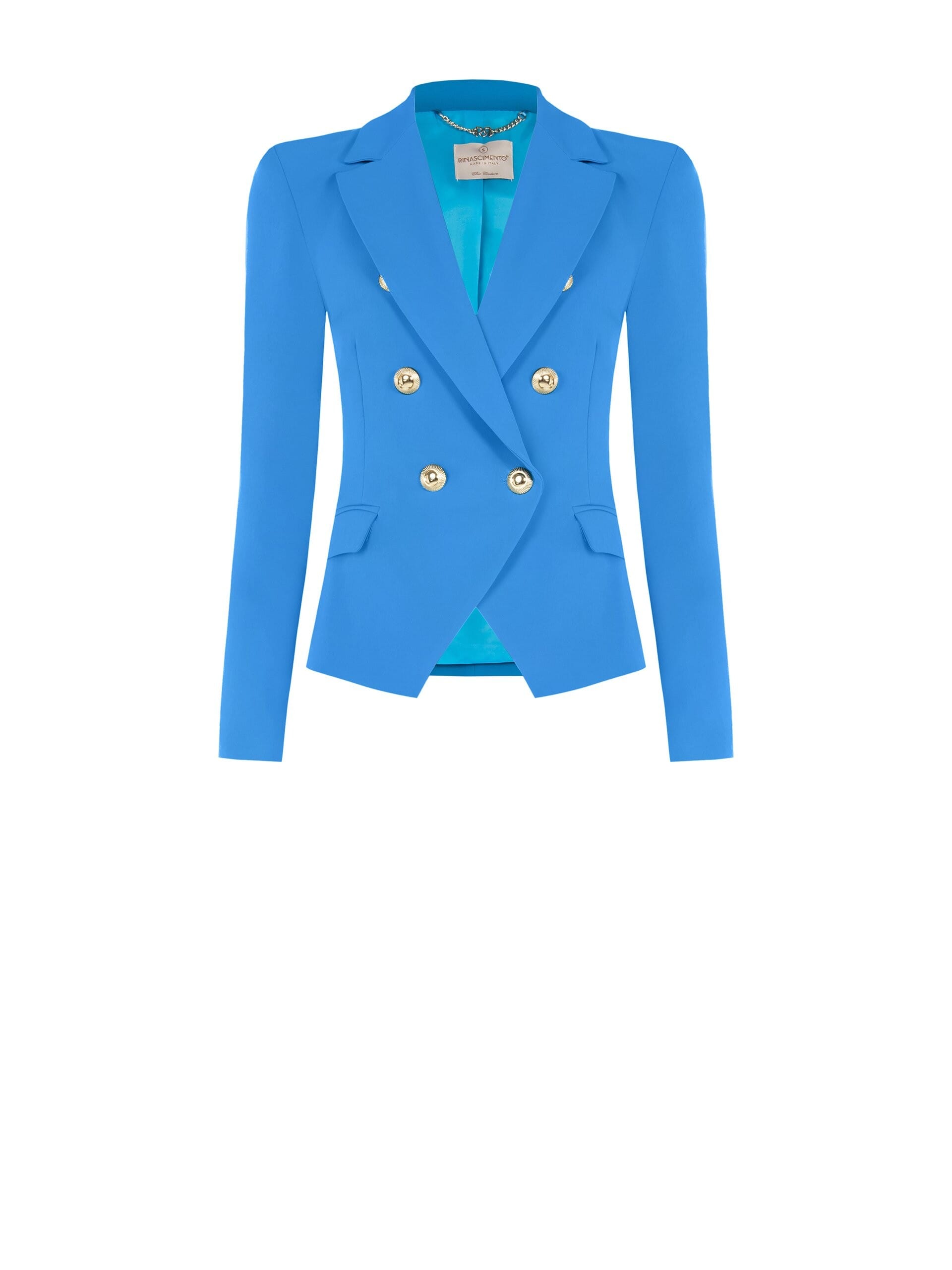 Rinascimento Technical Fabric Double Breasted Blazer Jacket