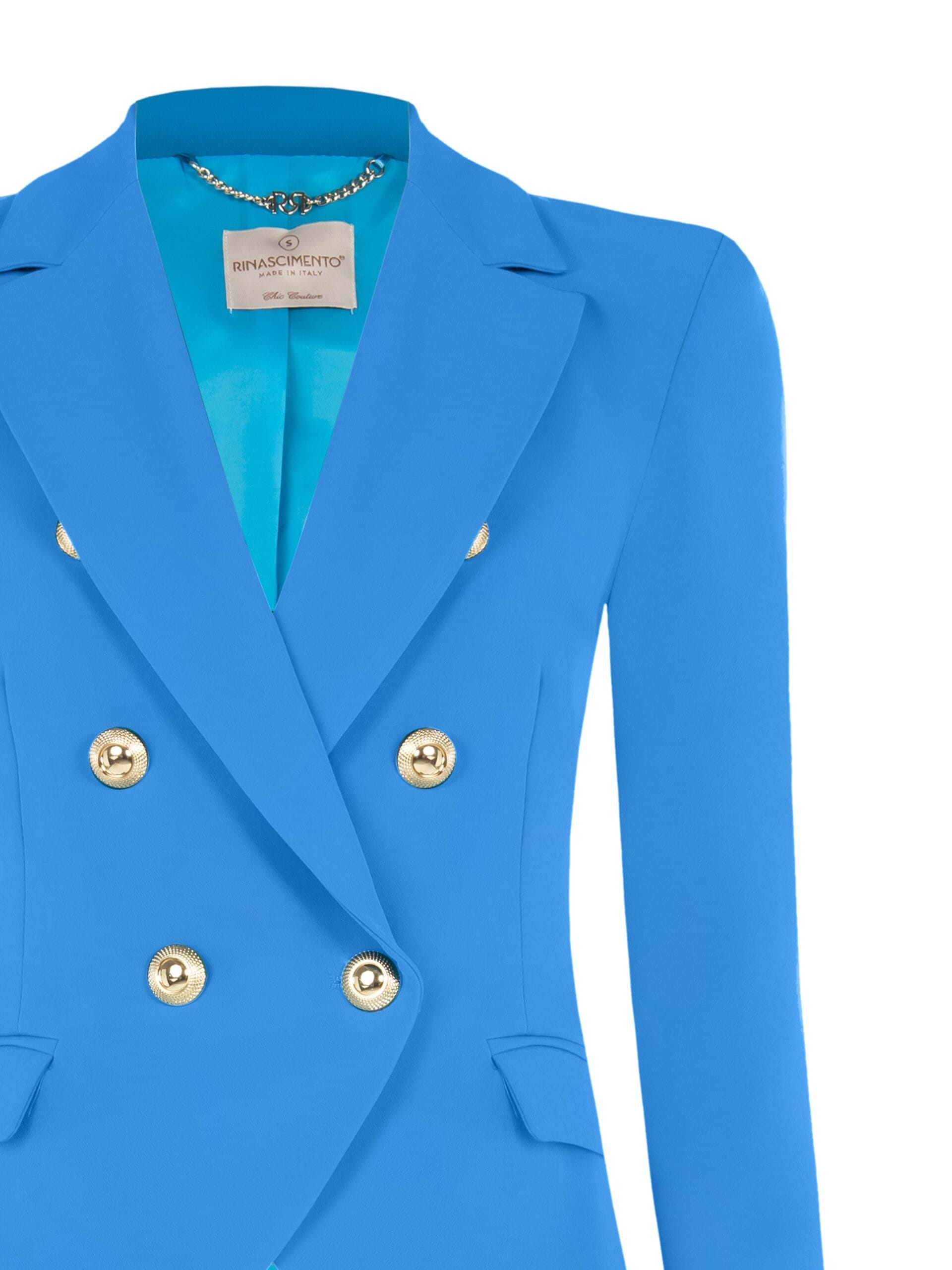 Rinascimento Technical Fabric Double Breasted Blazer Jacket