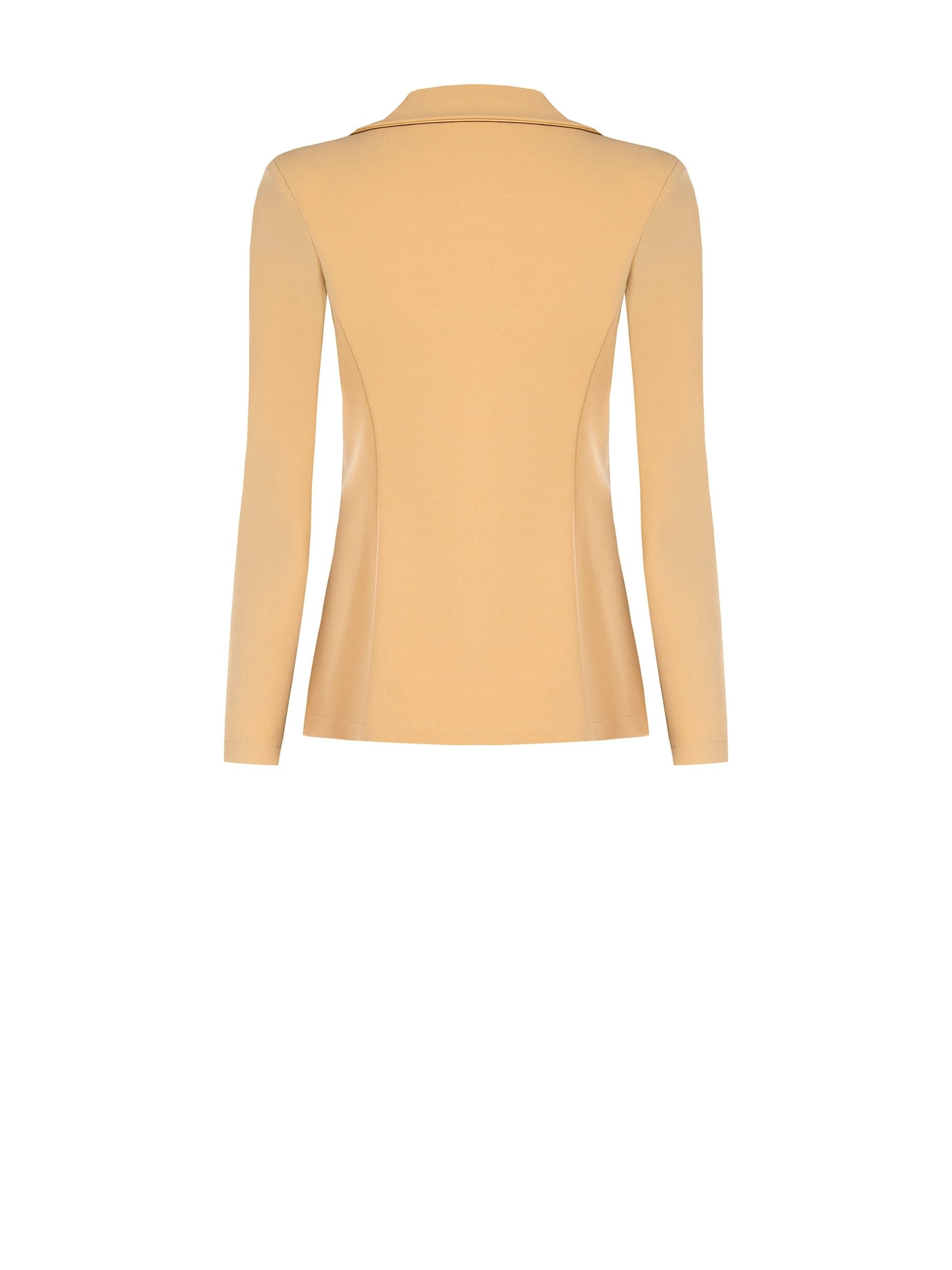 Rinascimento Crepe Scuba Double-breasted Blazer Jacket