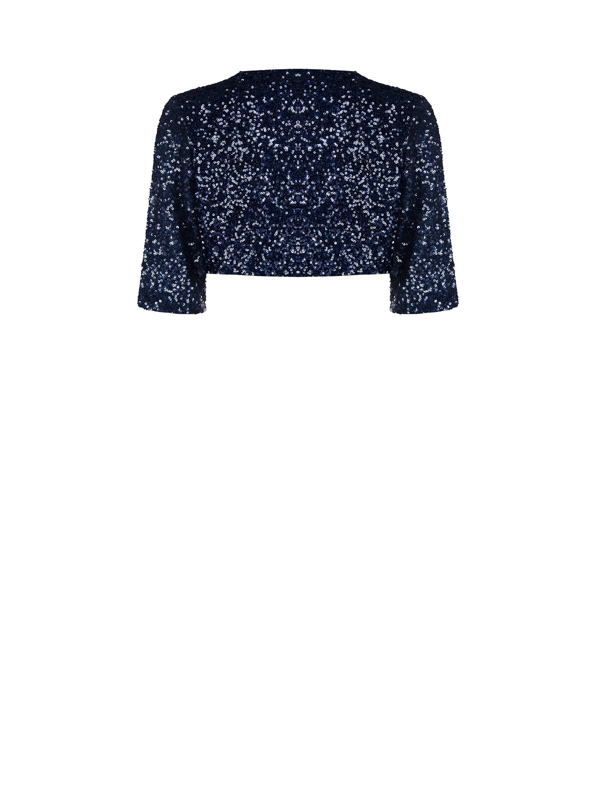 Rinascimento Boléro ouvert recouvert de paillettes