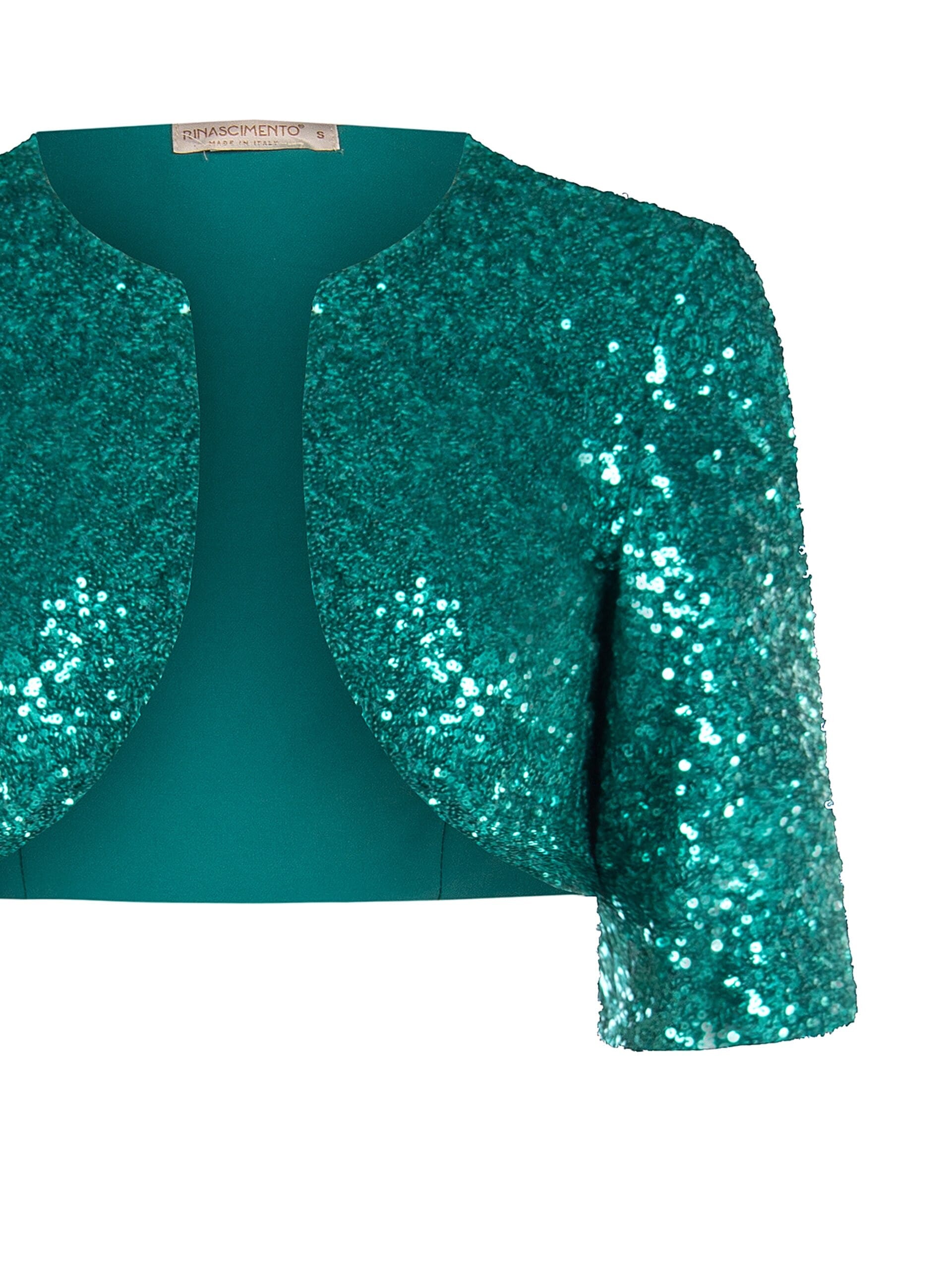 Rinascimento Boléro ouvert recouvert de paillettes