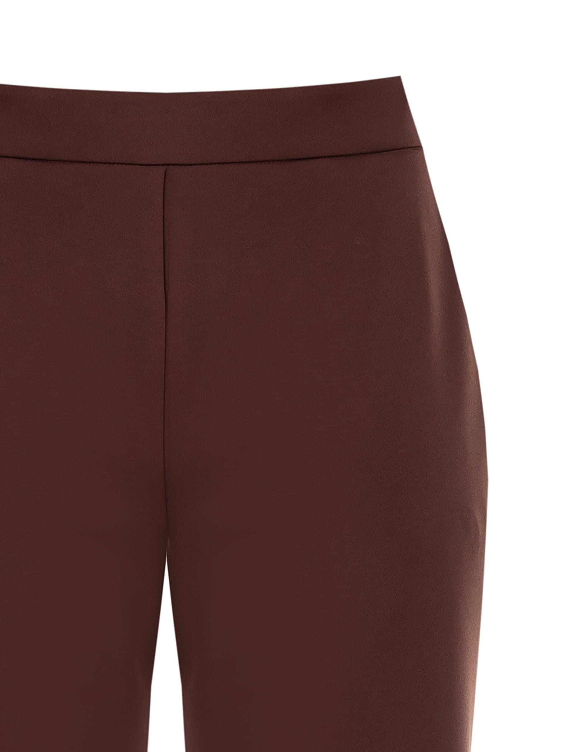 Pantaloni Palazzo Curvy In Scuba Crepe Con Zip Laterale Rinascimento Curvy