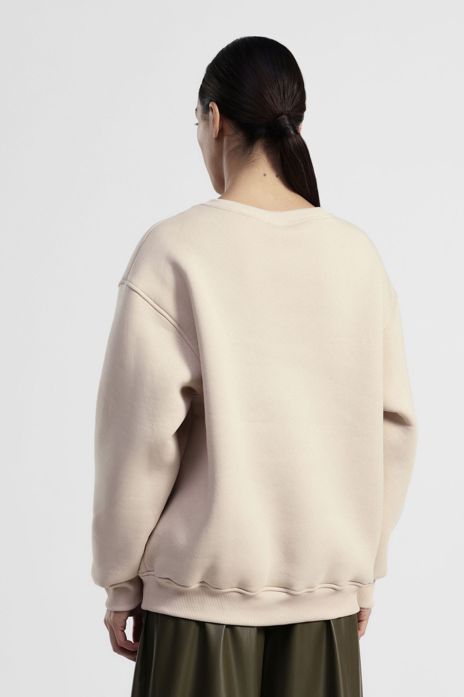 Sweatshirt Crew-neck Print With Front Studs Dixie
