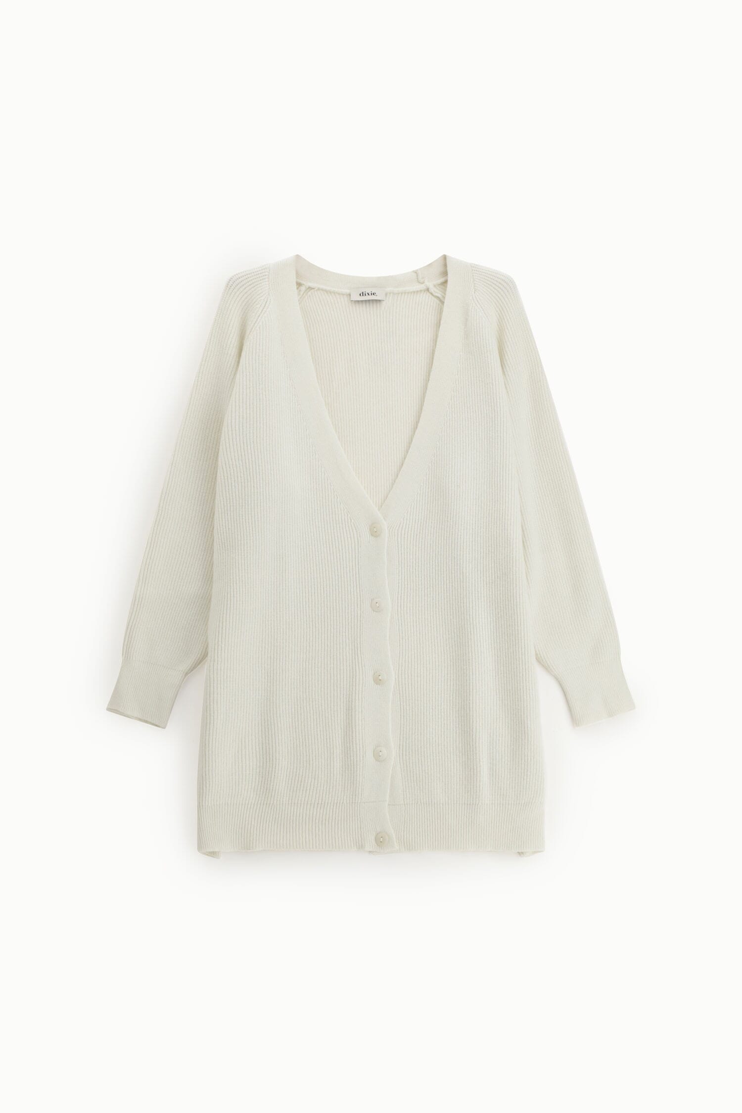 Cardigan Lungo Con Bottoni E Maniche Lunghe Dixie