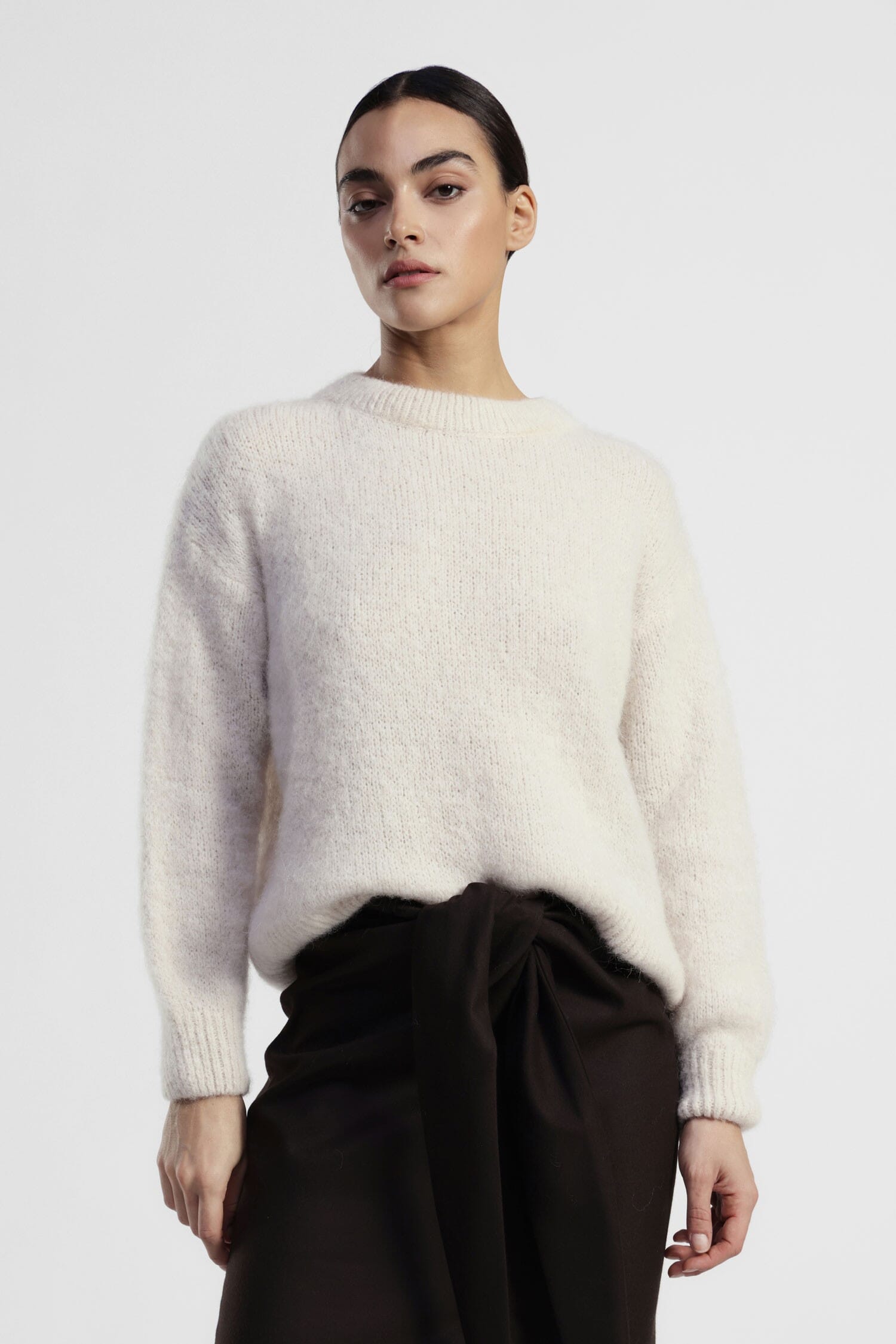 Maglione Girocollo A Maniche Lunghe Dalla Vestibilità Morbida Dixie