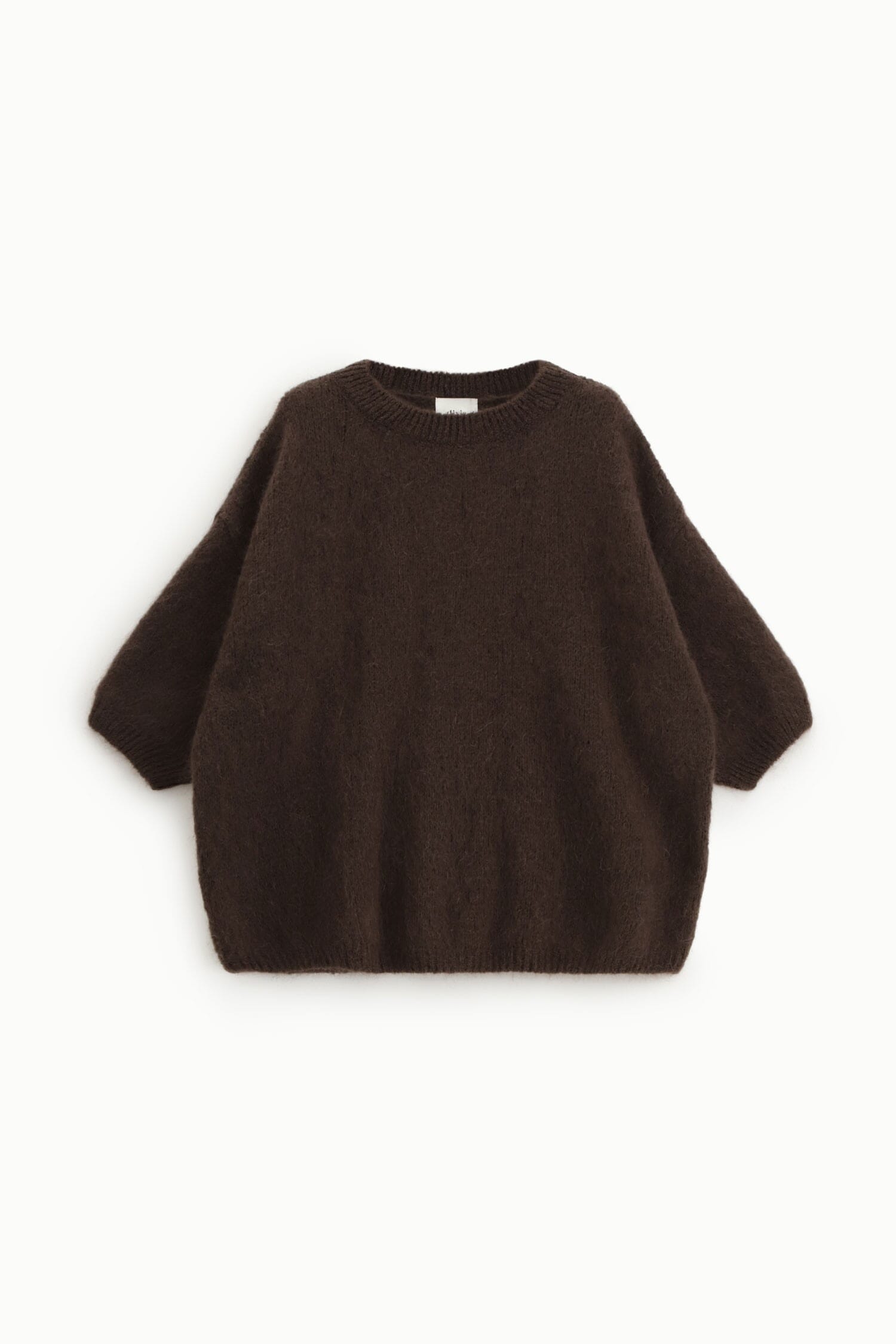 Maglione Oversize Maniche Tre Quarti Collo Giro Dixie