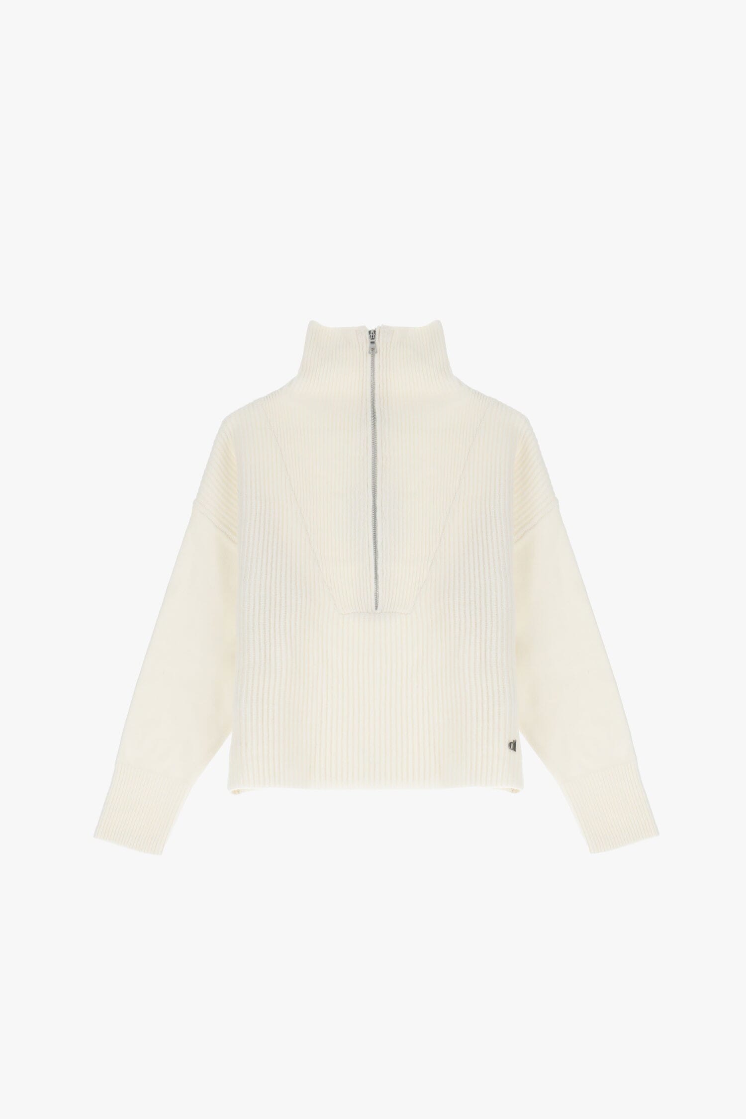 Dixie High Neck Sweater with Zip