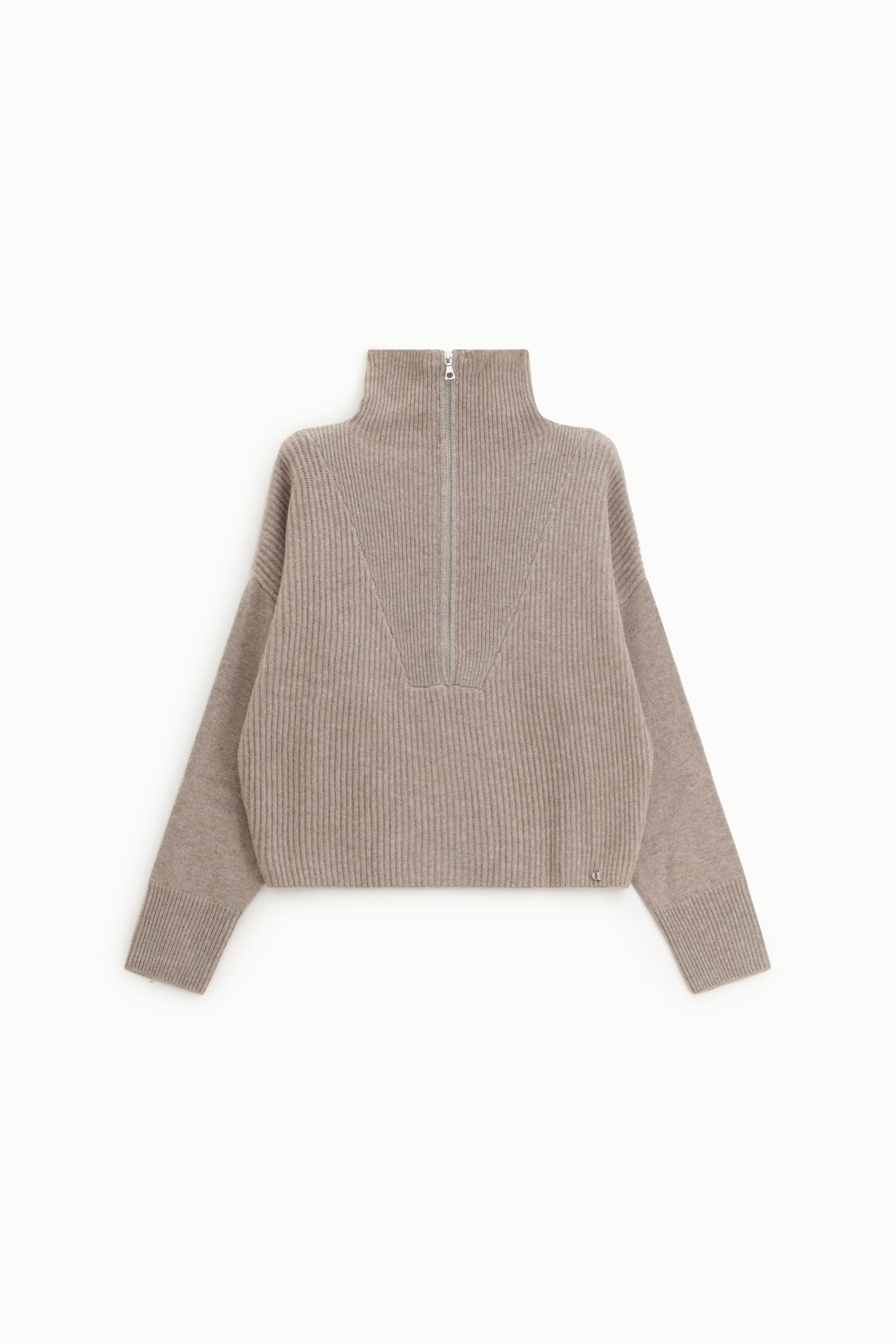 Dixie High Neck Sweater with Zip