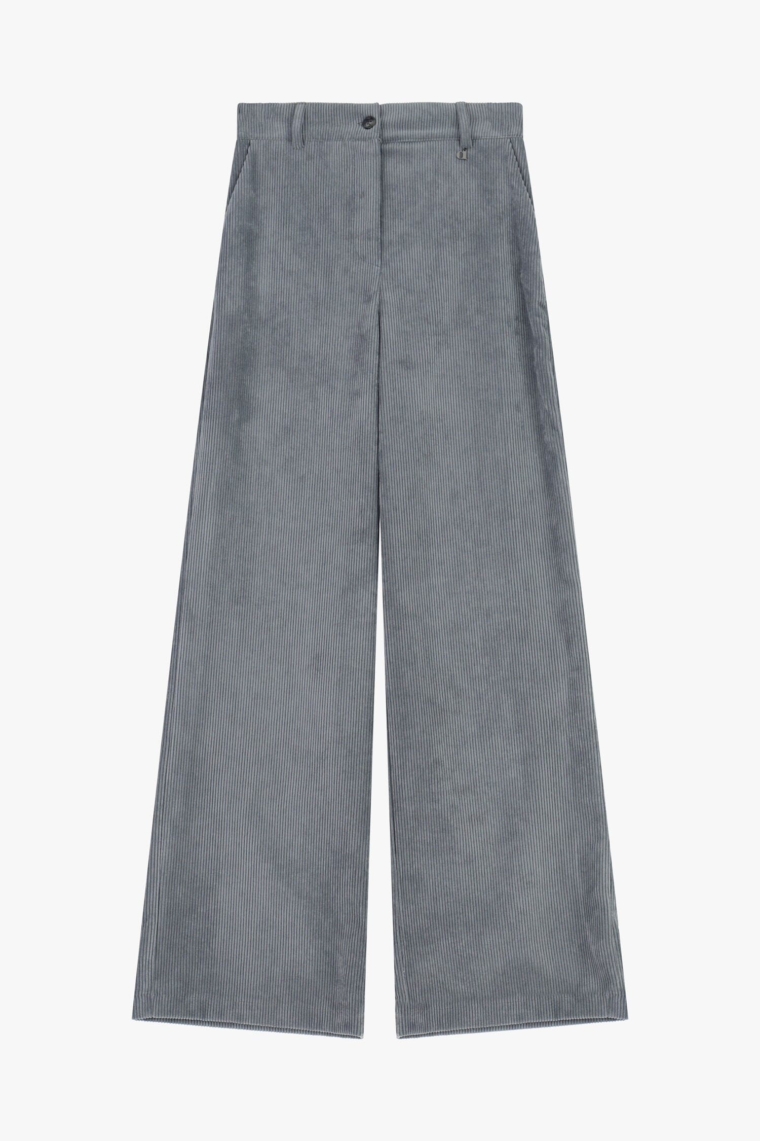 Pantaloni Ampi Effetto Velluto Dixie