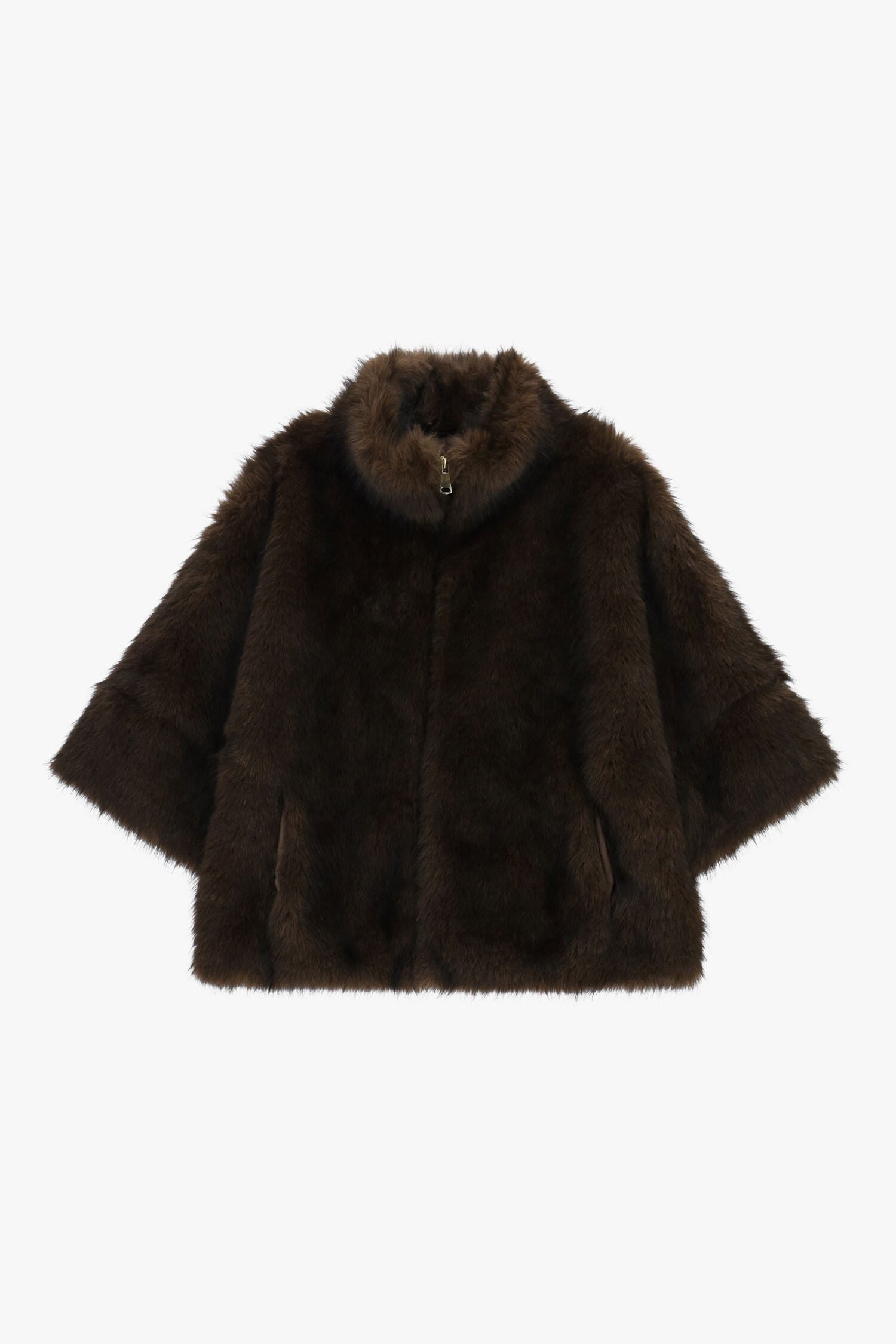 Ecofur avec manches larges et col montant Dixie