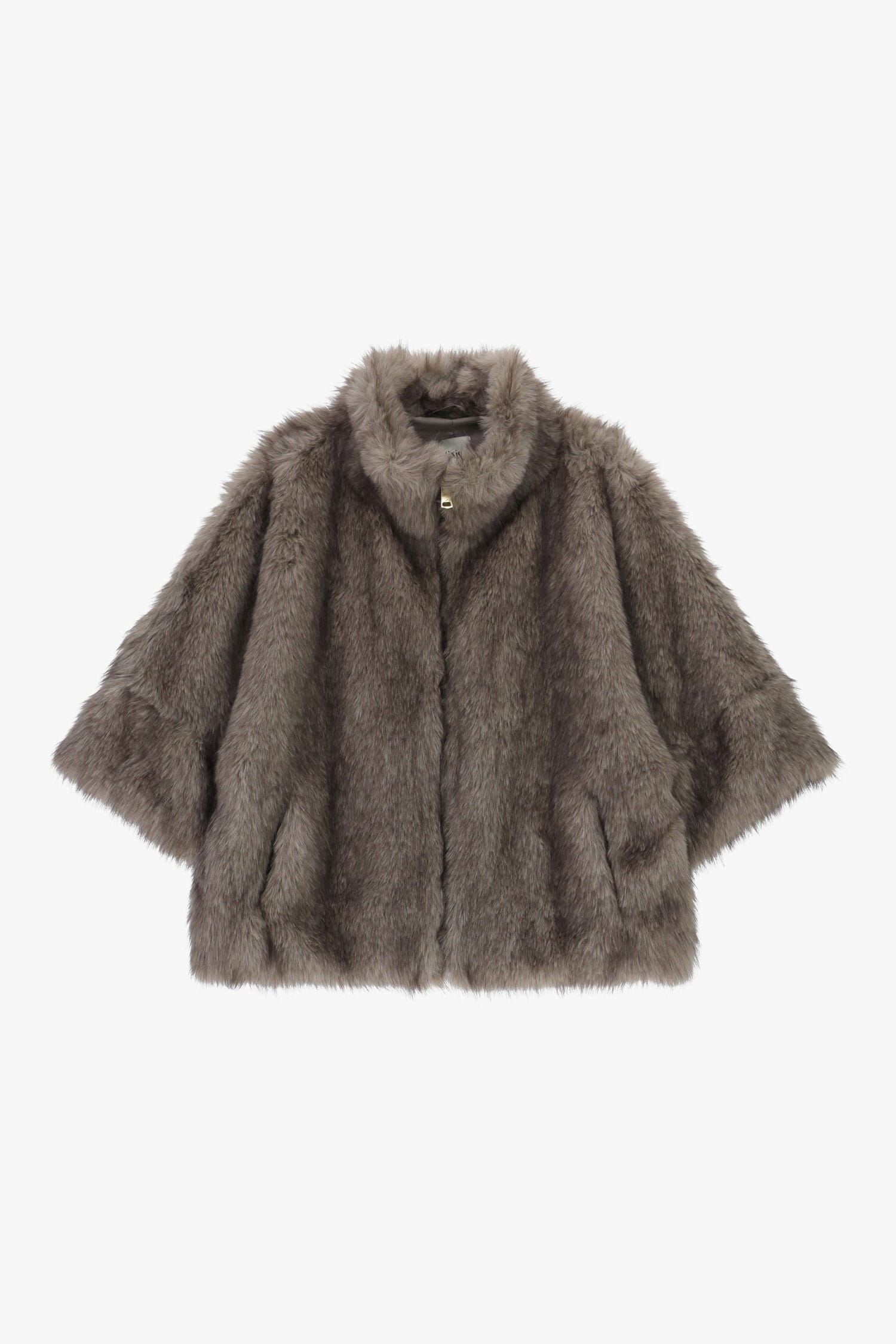 Ecofur avec manches larges et col montant Dixie