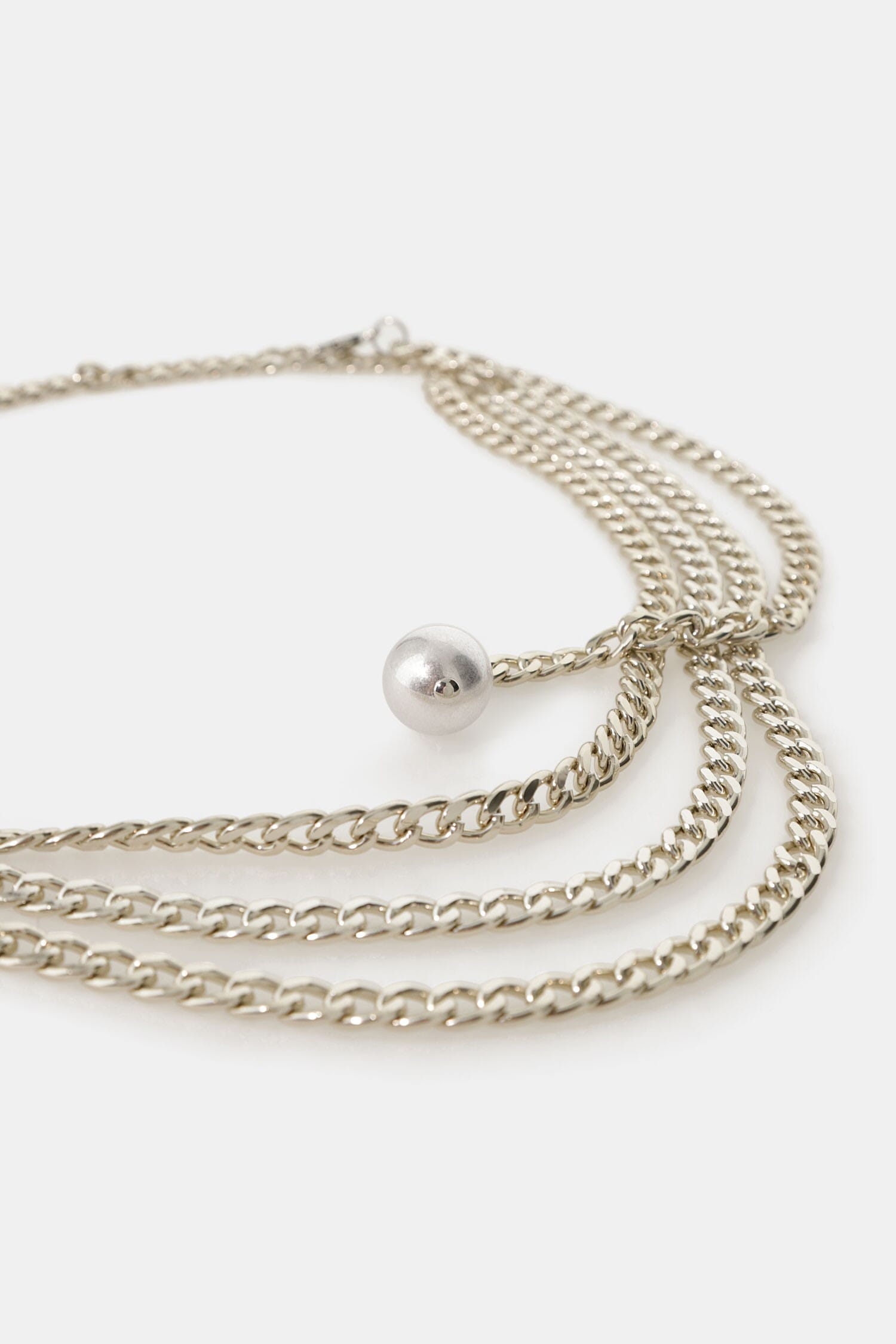 Collana A Catena Multi-Strato Con Sfera Finale Dixie