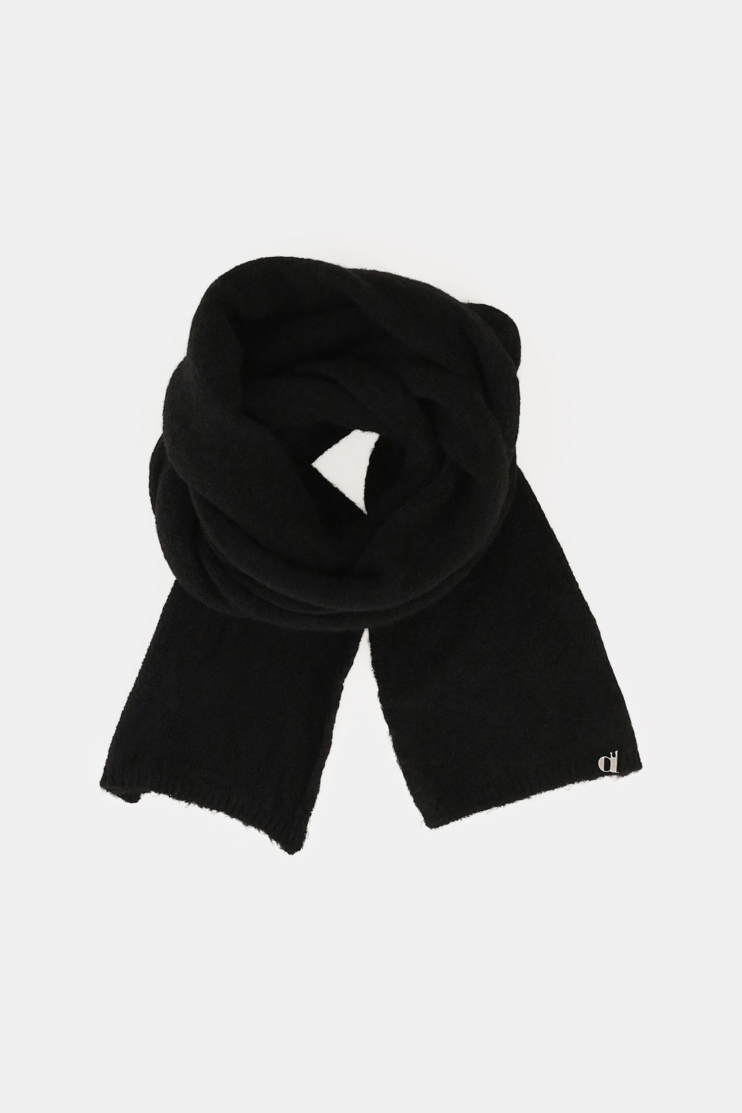Sciarpa Ampia Con Logo Angolare In Metallo Dixie