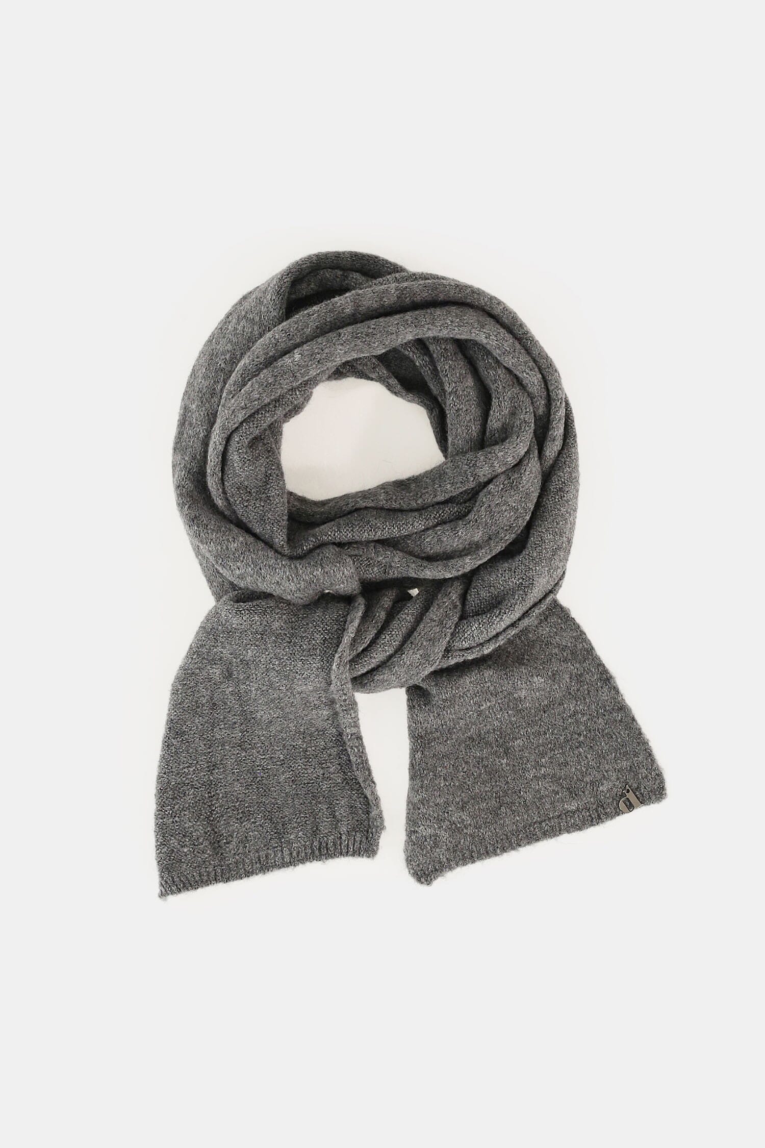 Sciarpa Ampia Con Logo Angolare In Metallo Dixie