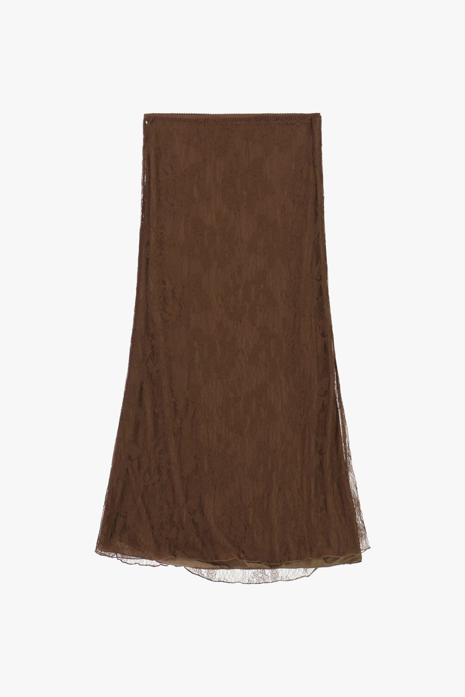 Gonna Midi Con Sovrapposizione In Pizzo Floreale Dixie