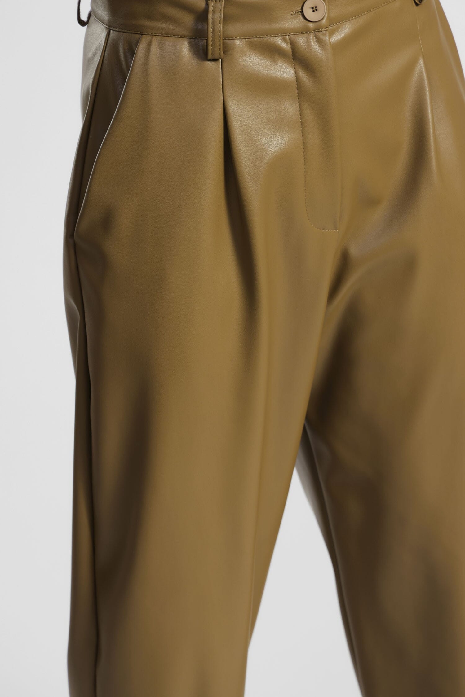 Pantalon taille haute Pinces Detail Wide Leg Dixie