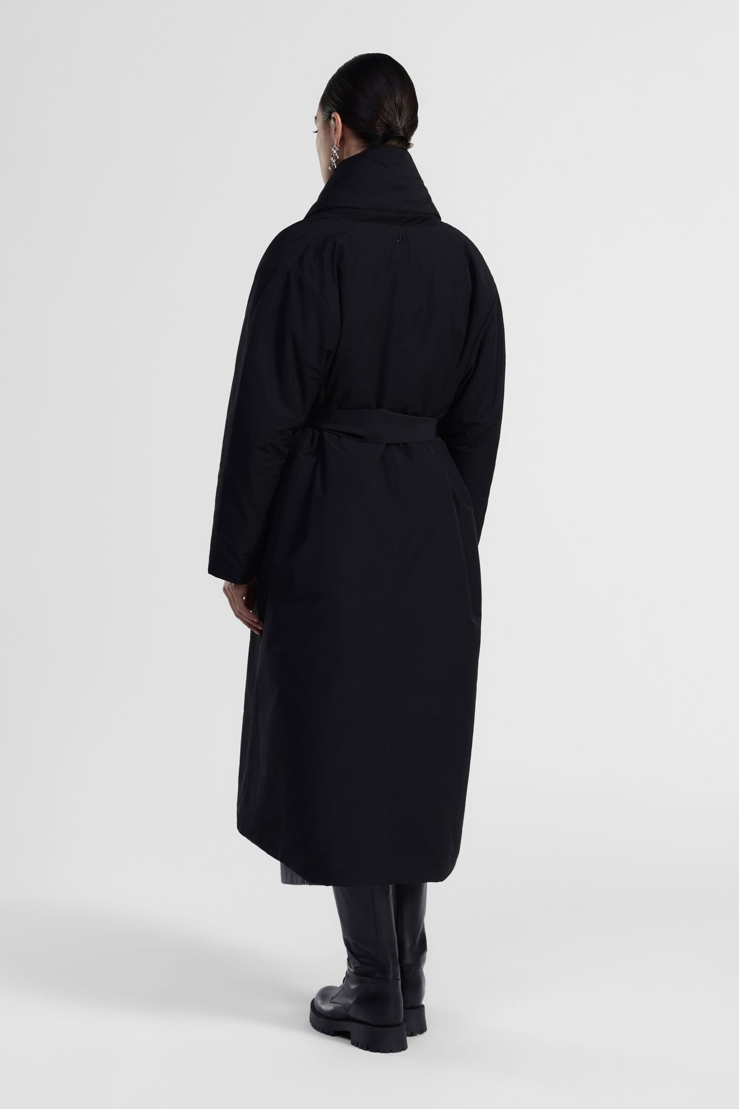 Giacca Trapuntata Lunga Con Cintura Removibile Dixie