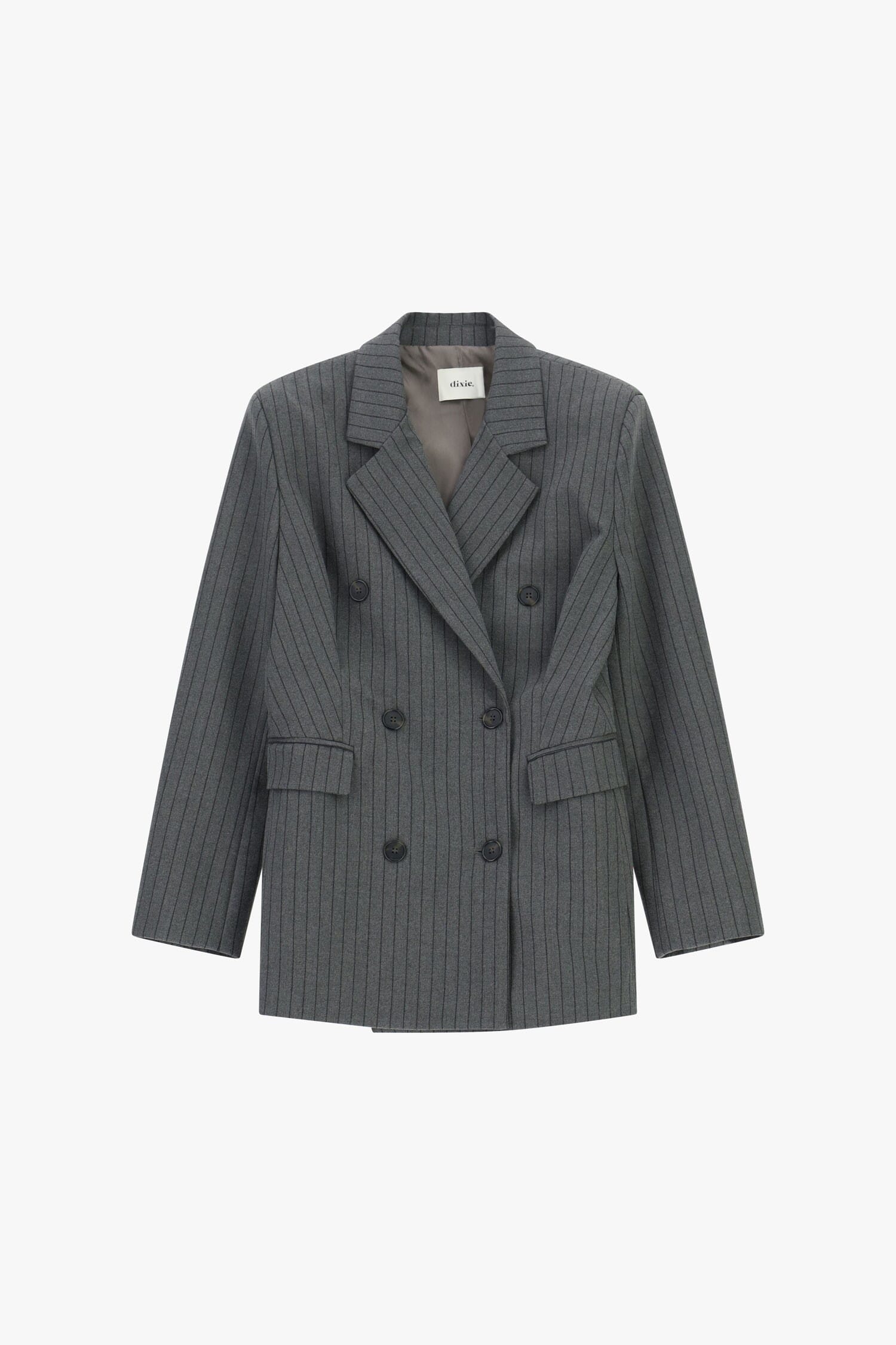 Blazer à pinces à double boutonnage avec poches passepoilées Dixie