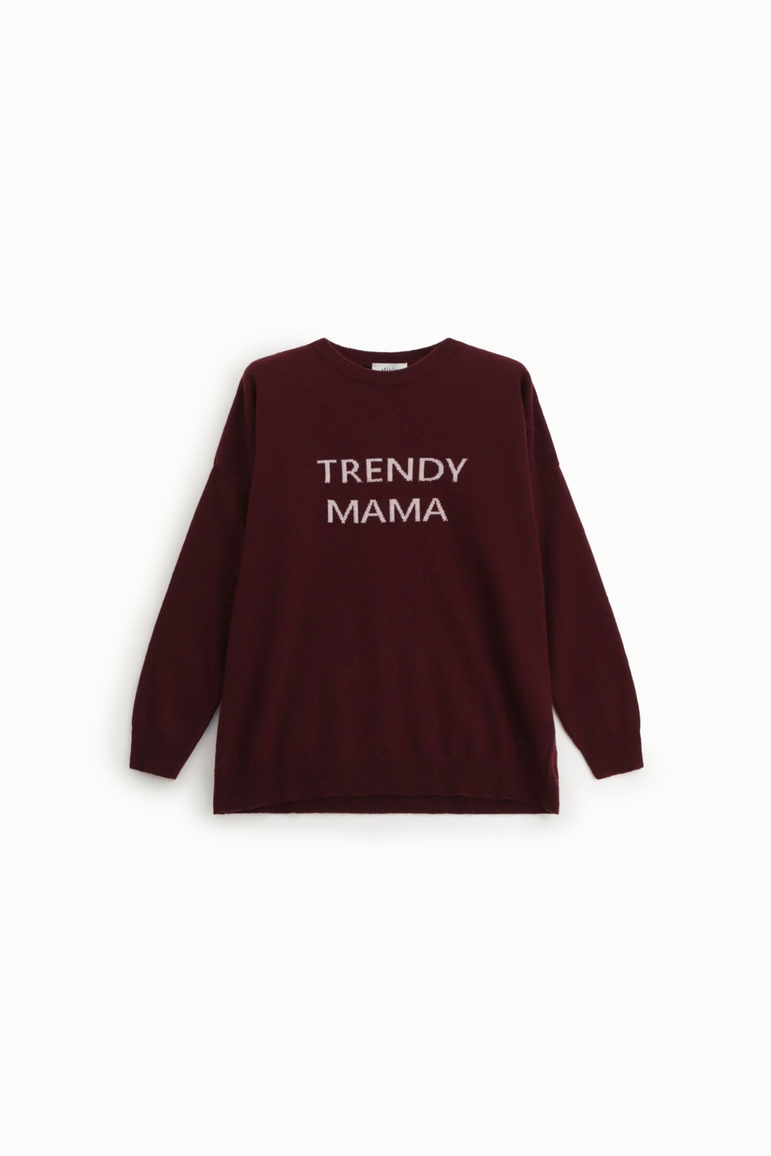 Crew Neck Sweater With Front Lettering Dixie