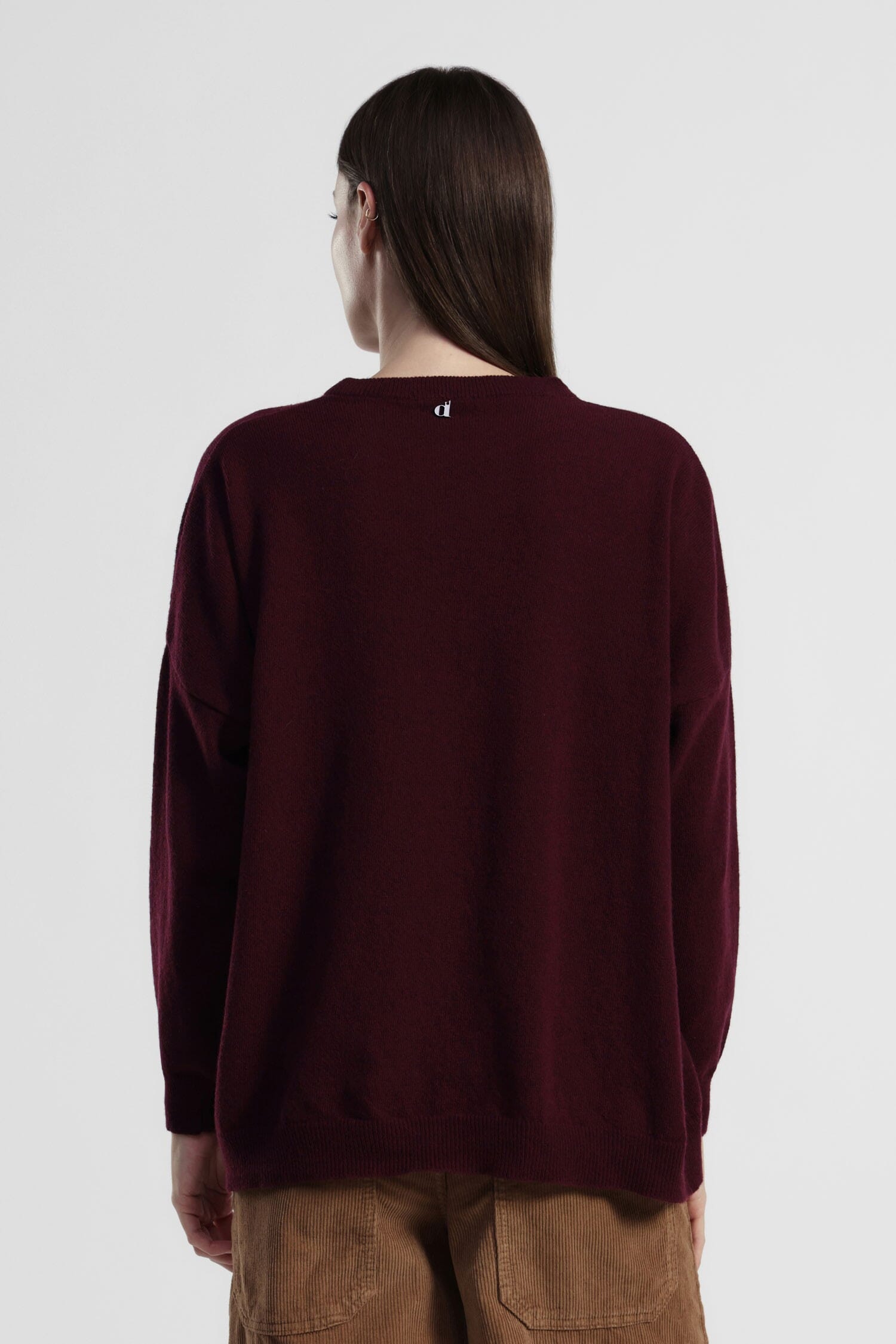 Crew Neck Sweater With Front Lettering Dixie