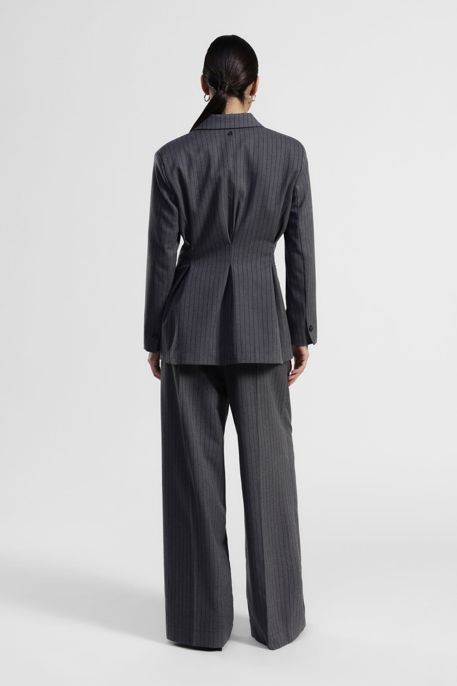 Pantaloni A Vita Alta Con Pinces E Gamba Ampia Dixie