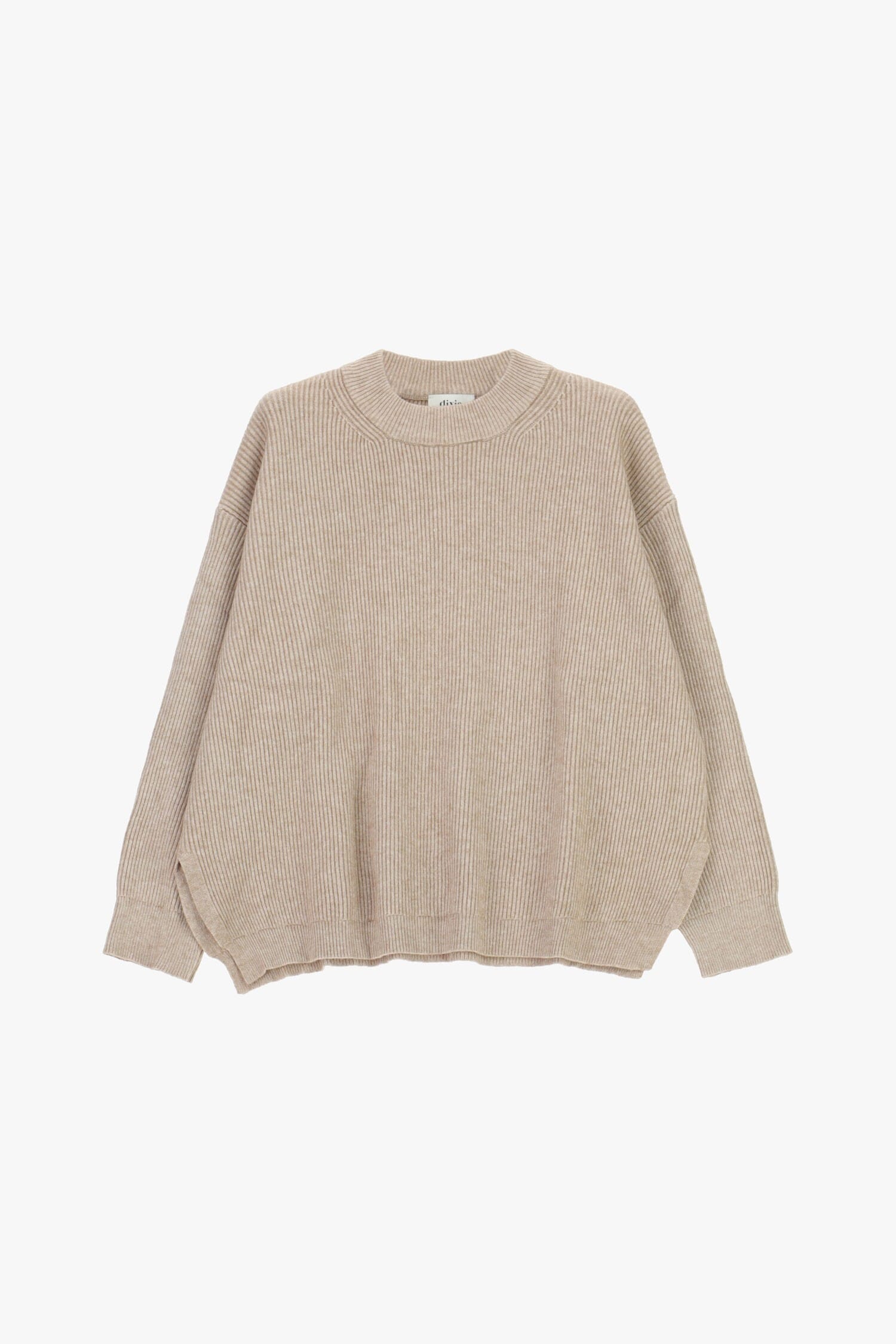 Dixie Round Neck Ribbed Sweater