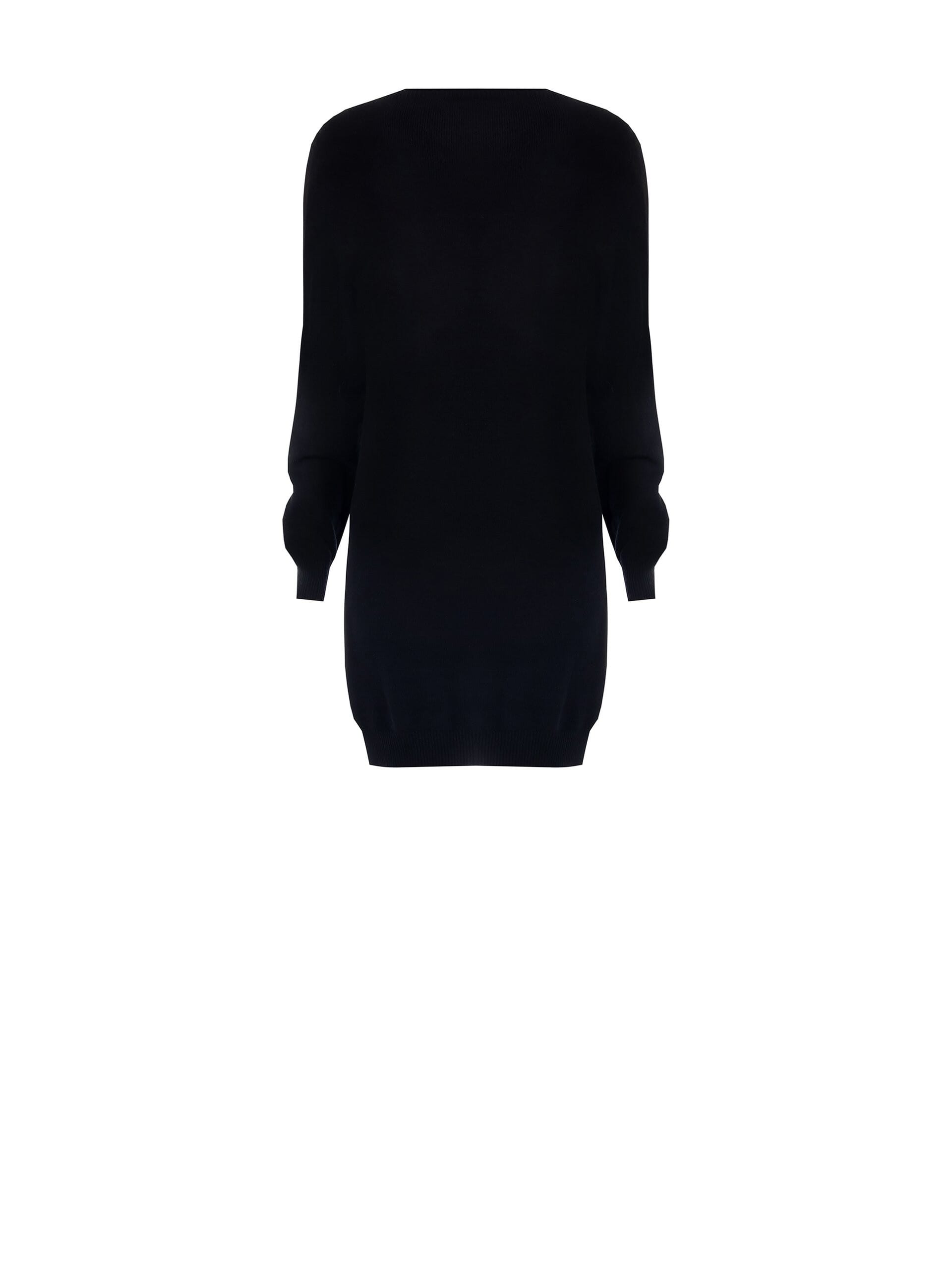 Robe en maille avec découpe et boutons sur la manche Rinascimento