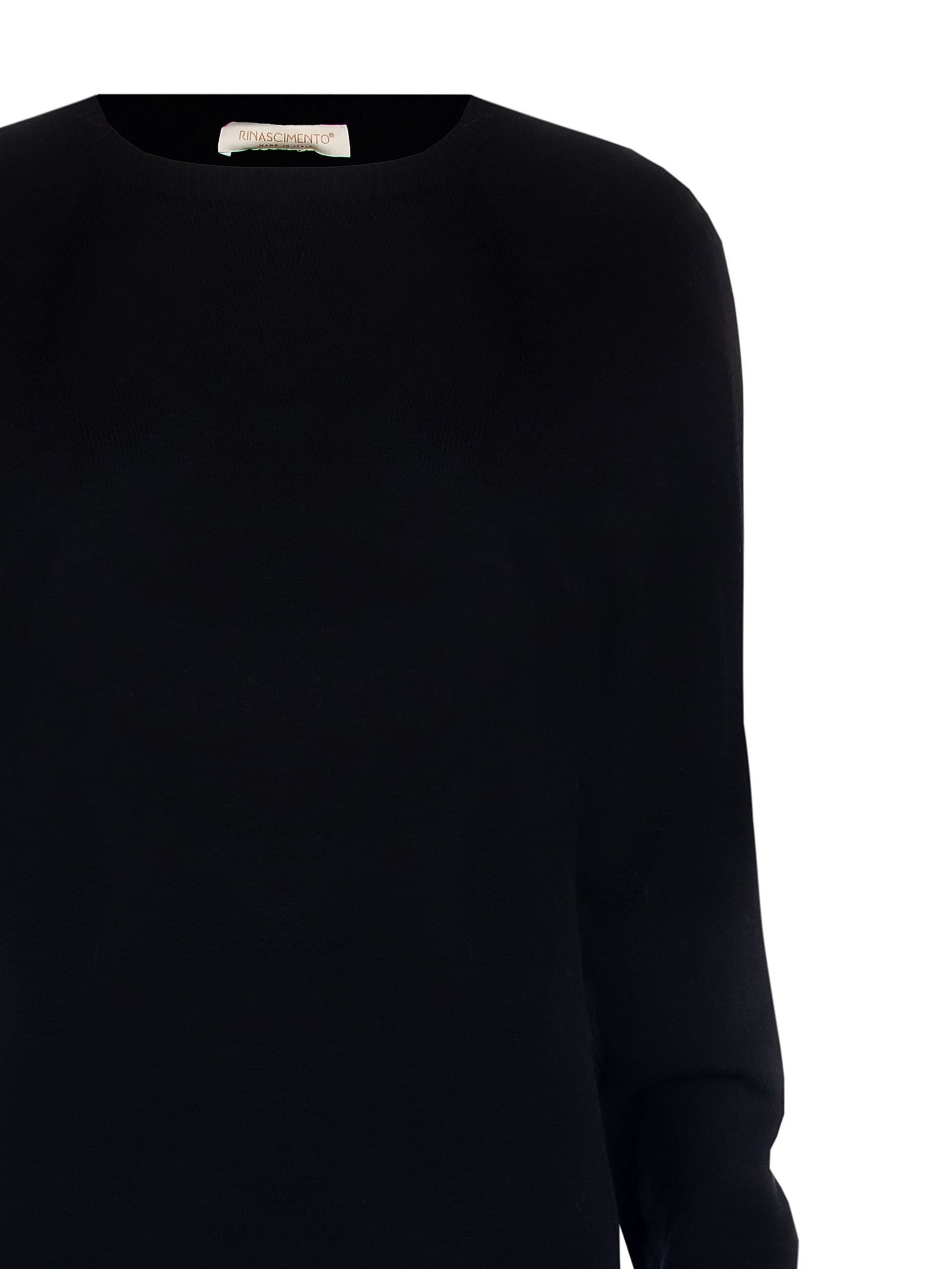 Robe en maille avec découpe et boutons sur la manche Rinascimento