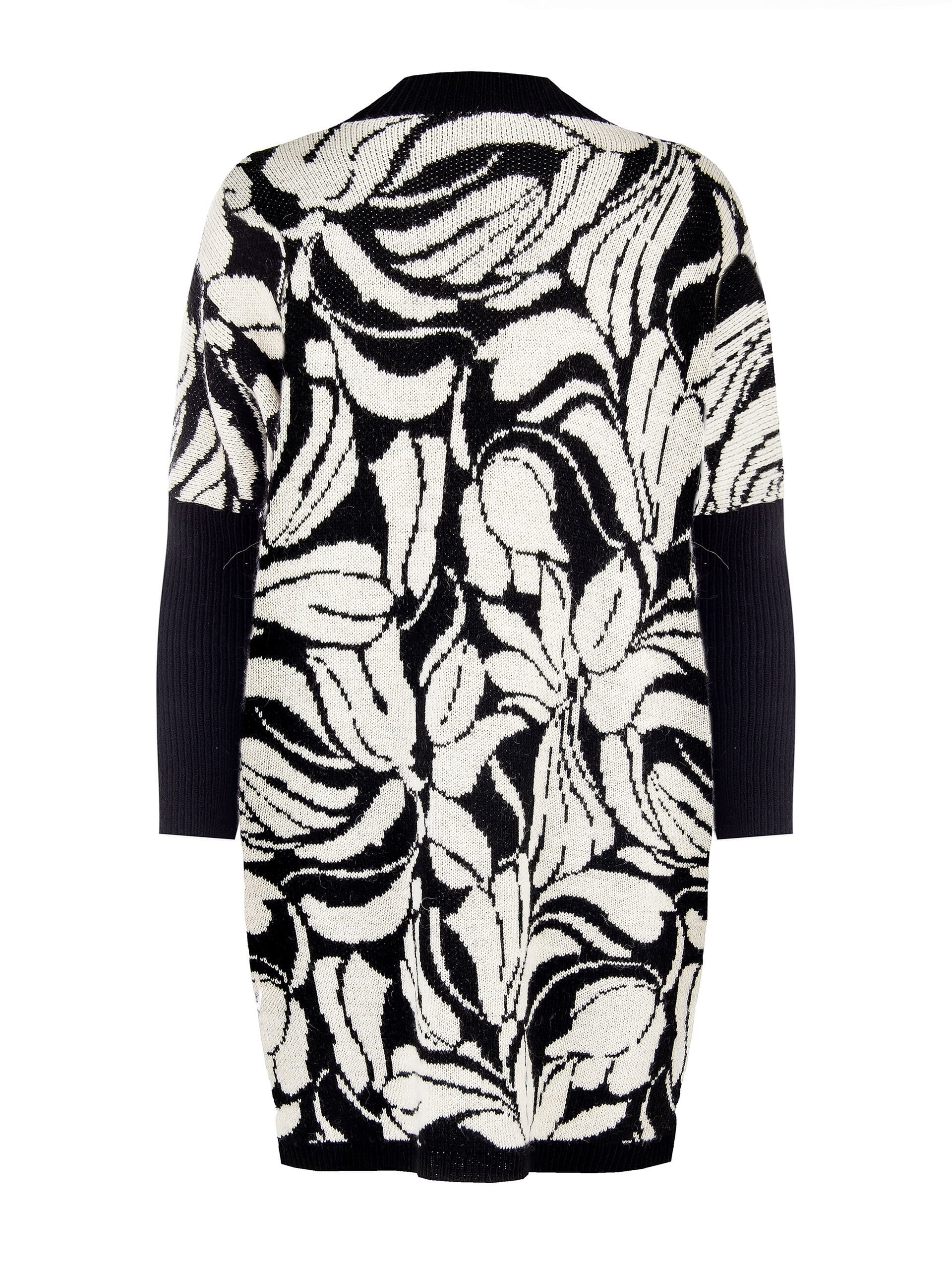 Zebrato Rinascimento Curvy Open Cardigan Sweater