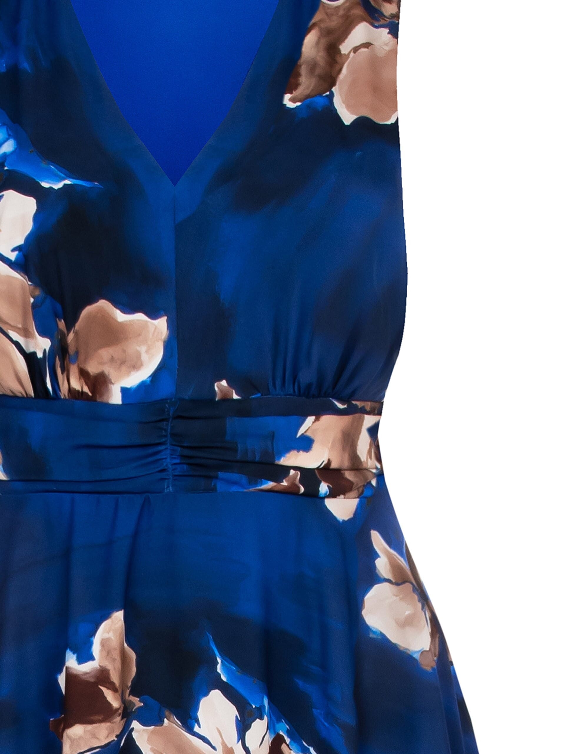 Curvy Rinascimento Satin Long Dress