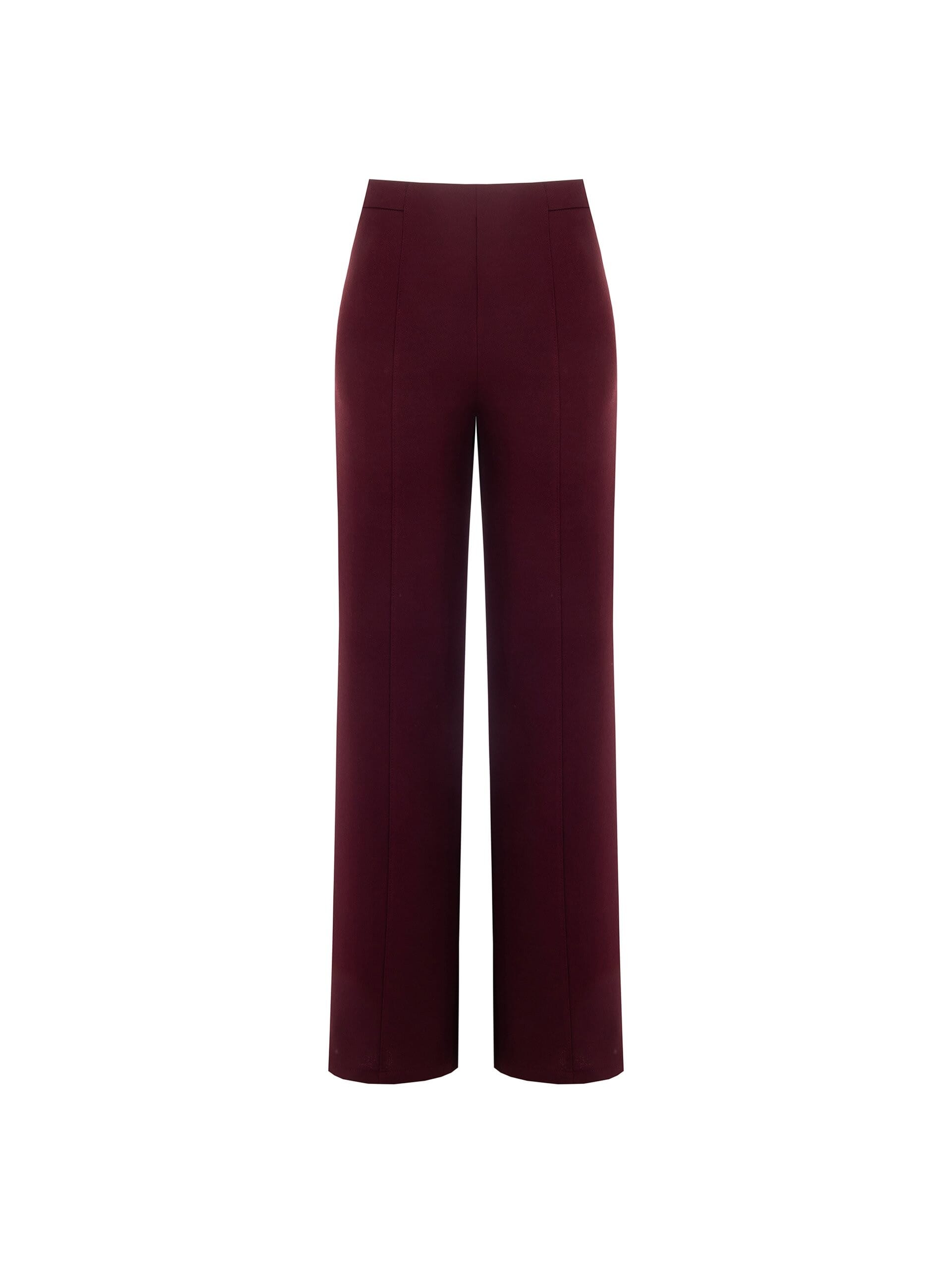 Pantaloni Palazzo In Scuba Crepe Rinascimento