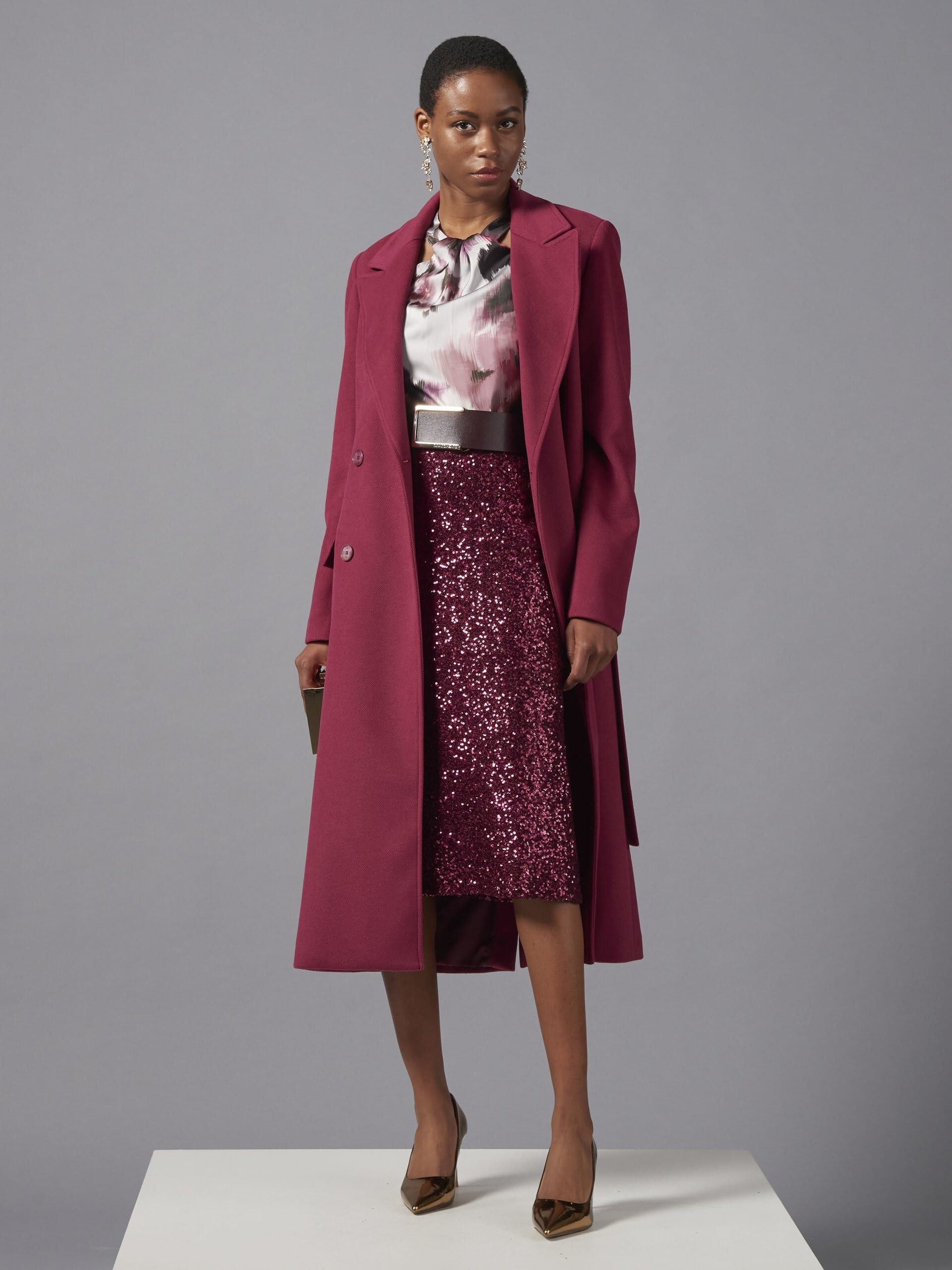 Top Fluido Con Cut-Out Sullo Scollo Rinascimento