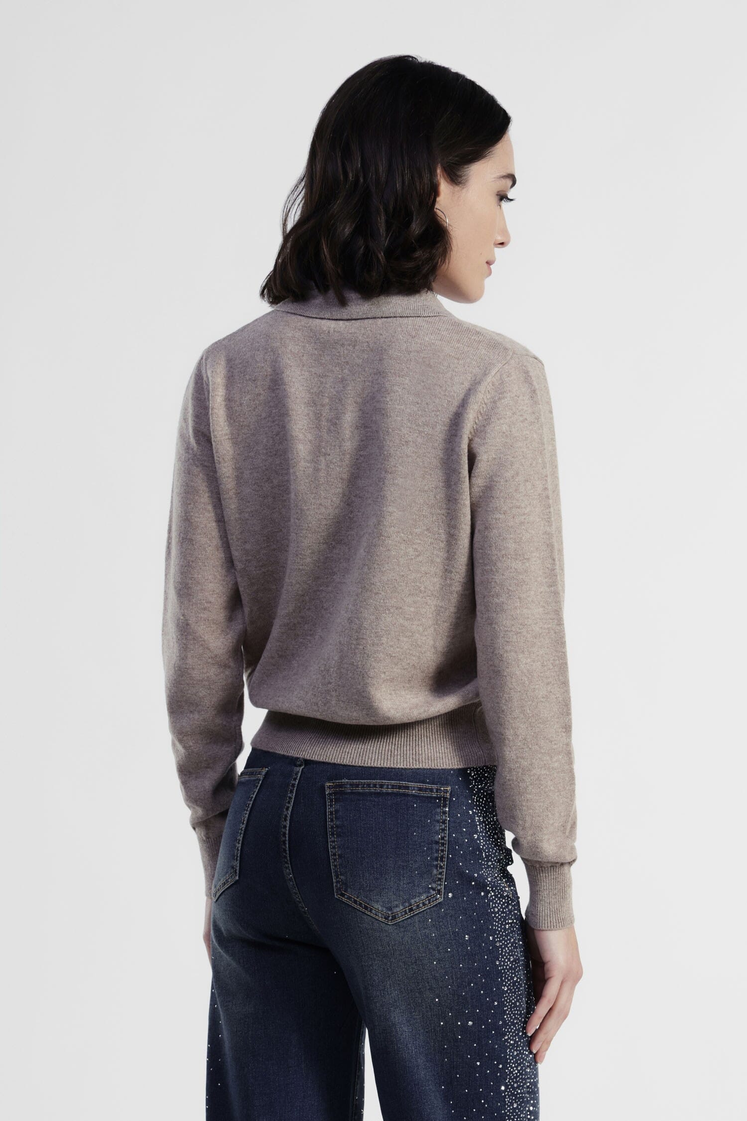 Pullover Con Colletto E Bottoni Dixie