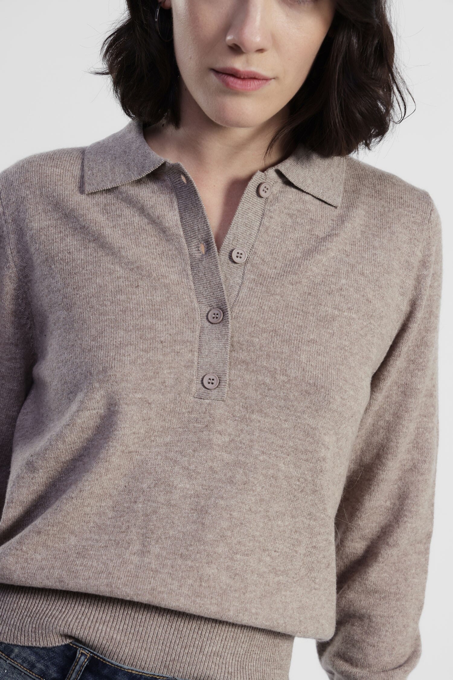 Pullover Con Colletto E Bottoni Dixie