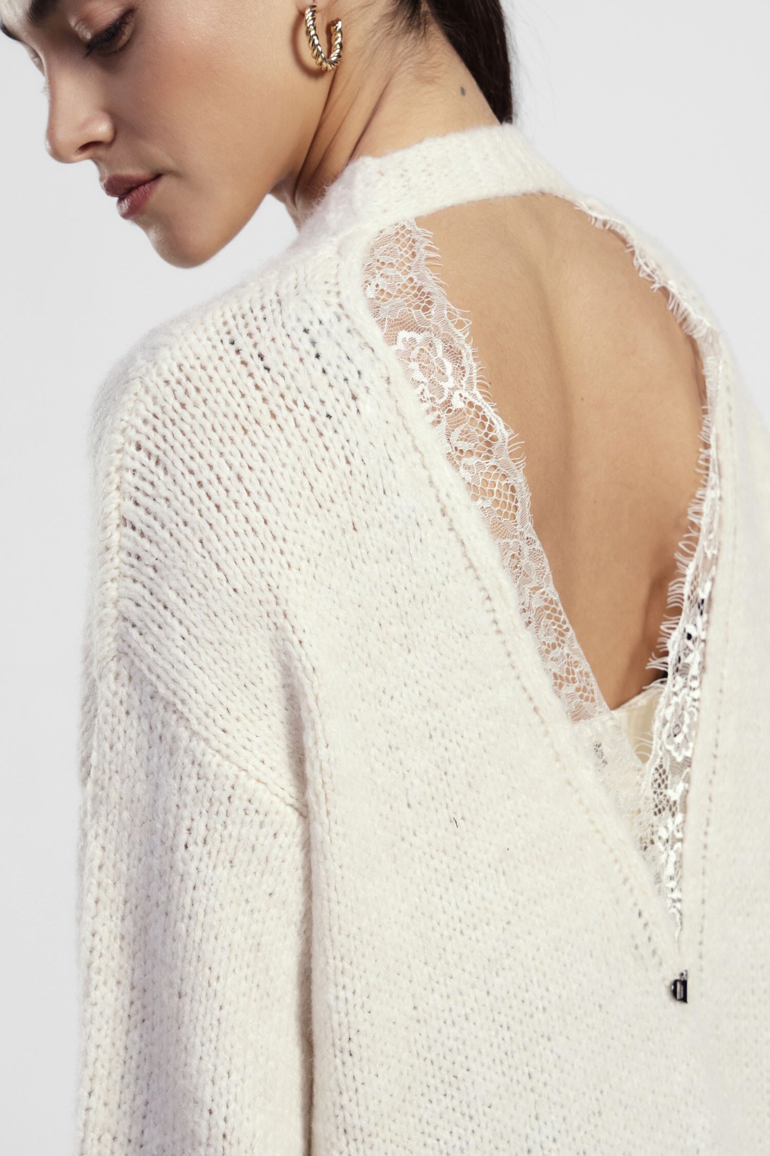 Cardigan long avec poches frontales Dixie