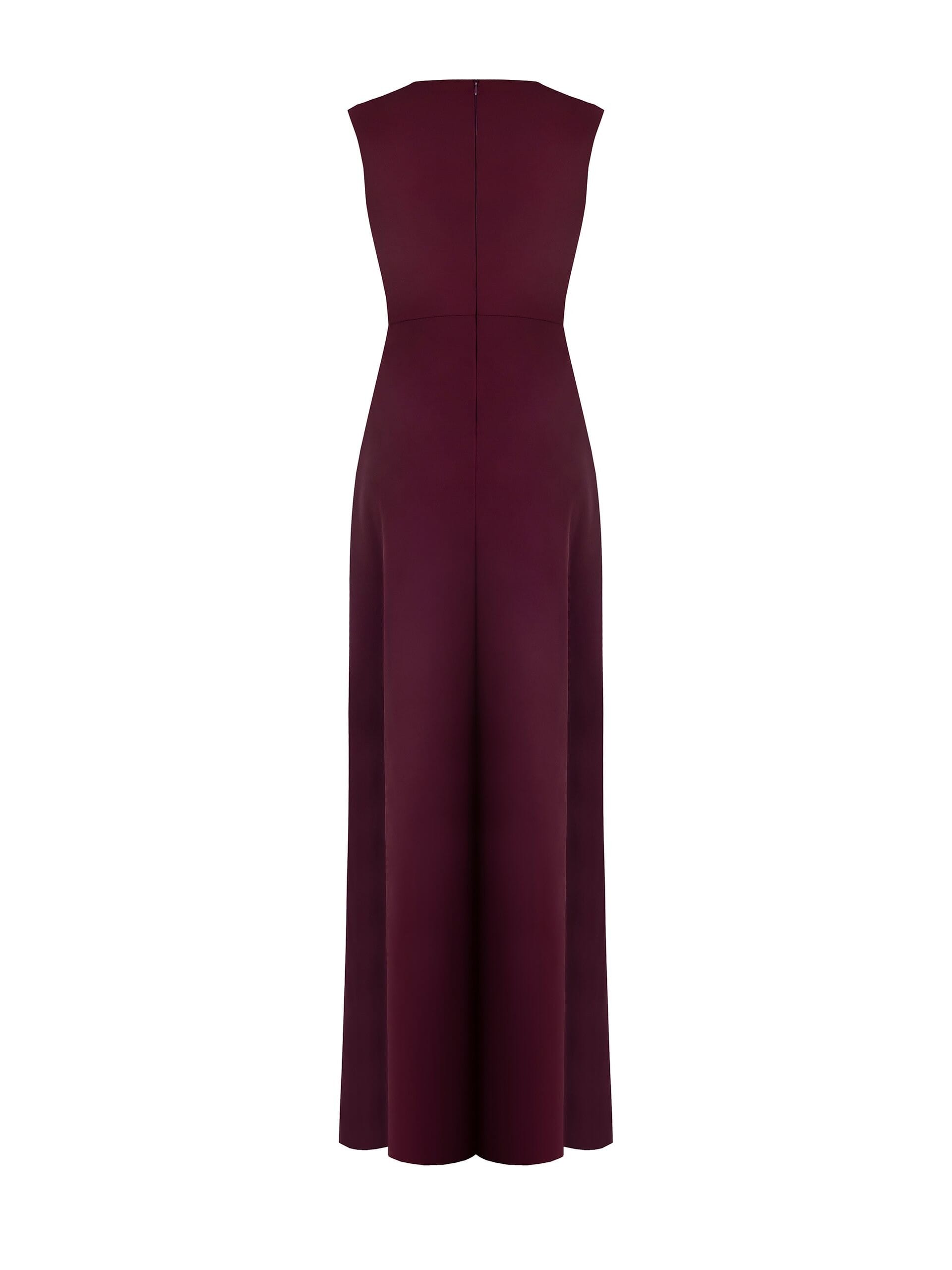 Rinascimento - Robe longue à col en V en tissu fluide