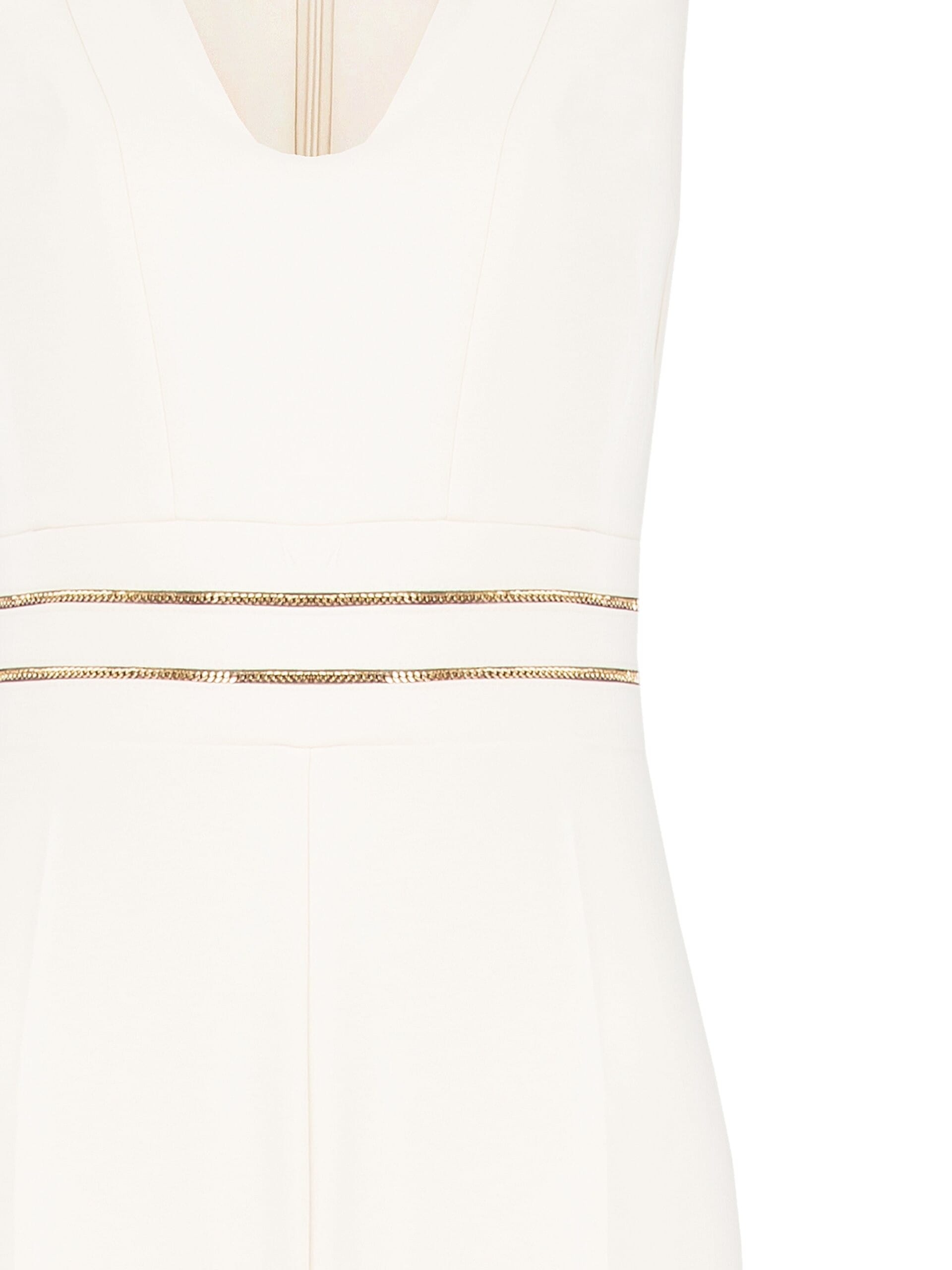 Tuta Intera Dritta In Tessuto Bi-Stretch Con Scollo Rotondo Rinascimento