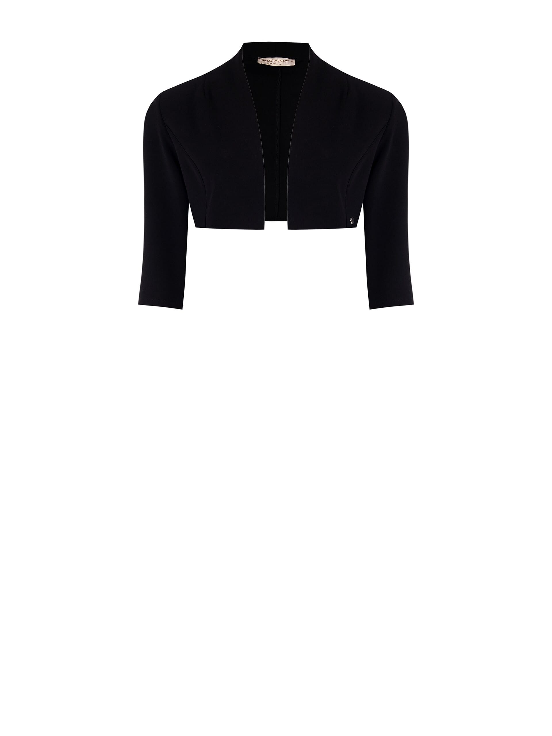 Bolero Coprispalle Aperto In Crepe Rinascimento