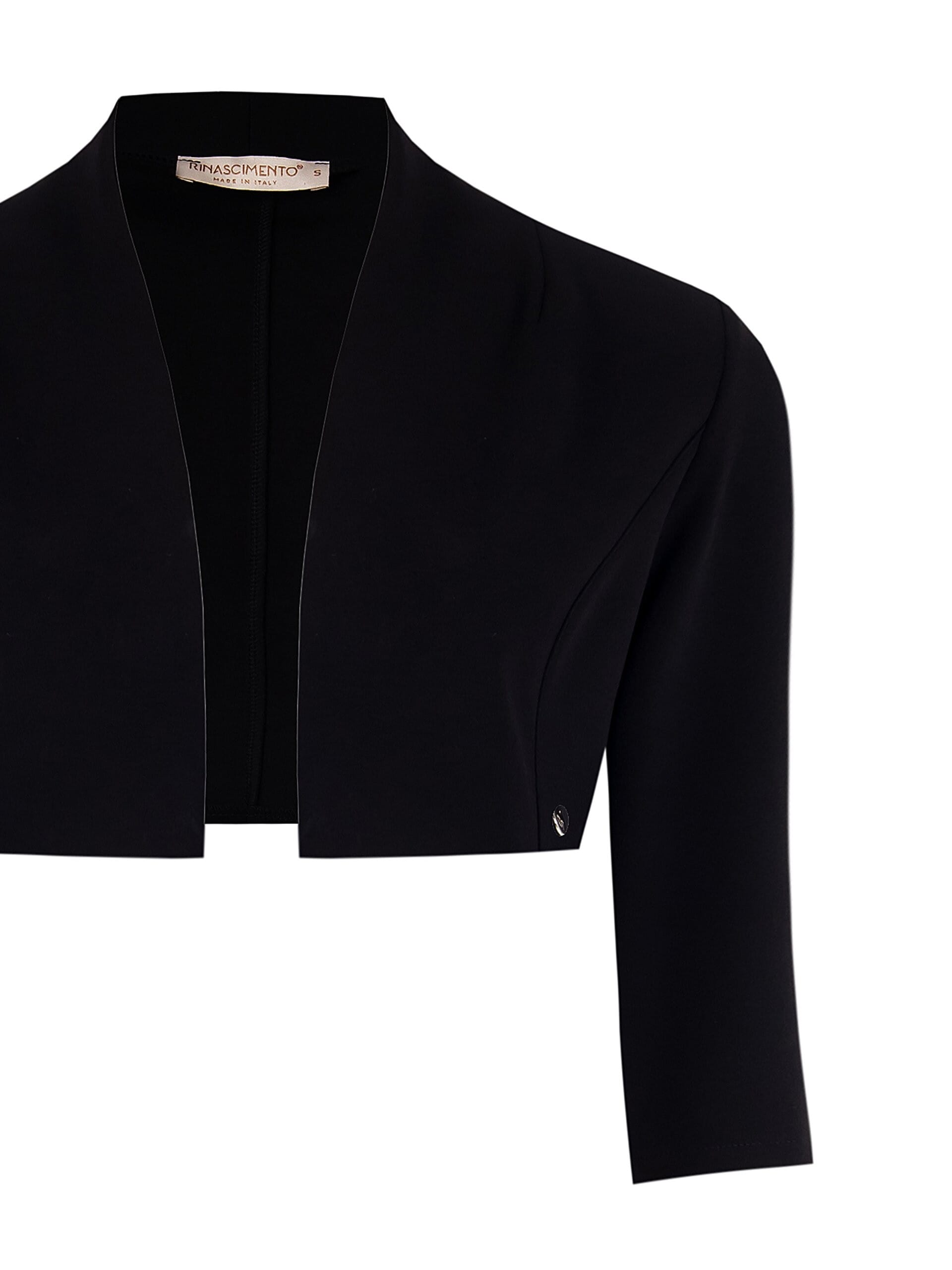 Bolero Coprispalle Aperto In Crepe Rinascimento