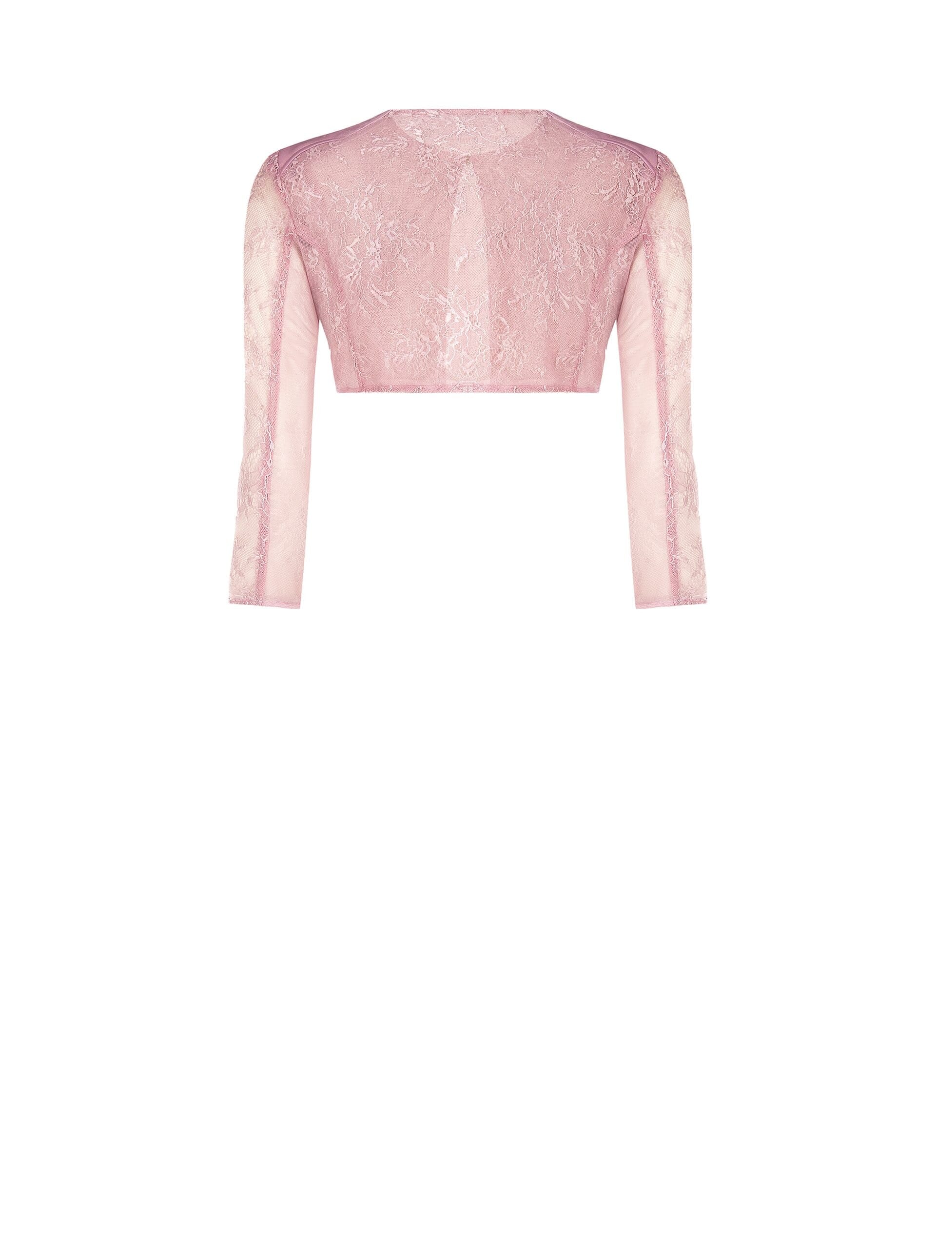 Boléro en dentelle et tulle extensible Rinascimento